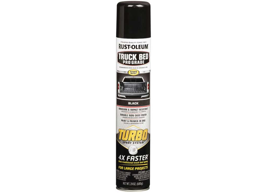 STOPS RUST PROFESSIONAL GRADE TRUCK BED COATING WITH TURBO SPRAY SYSTEM BLACK