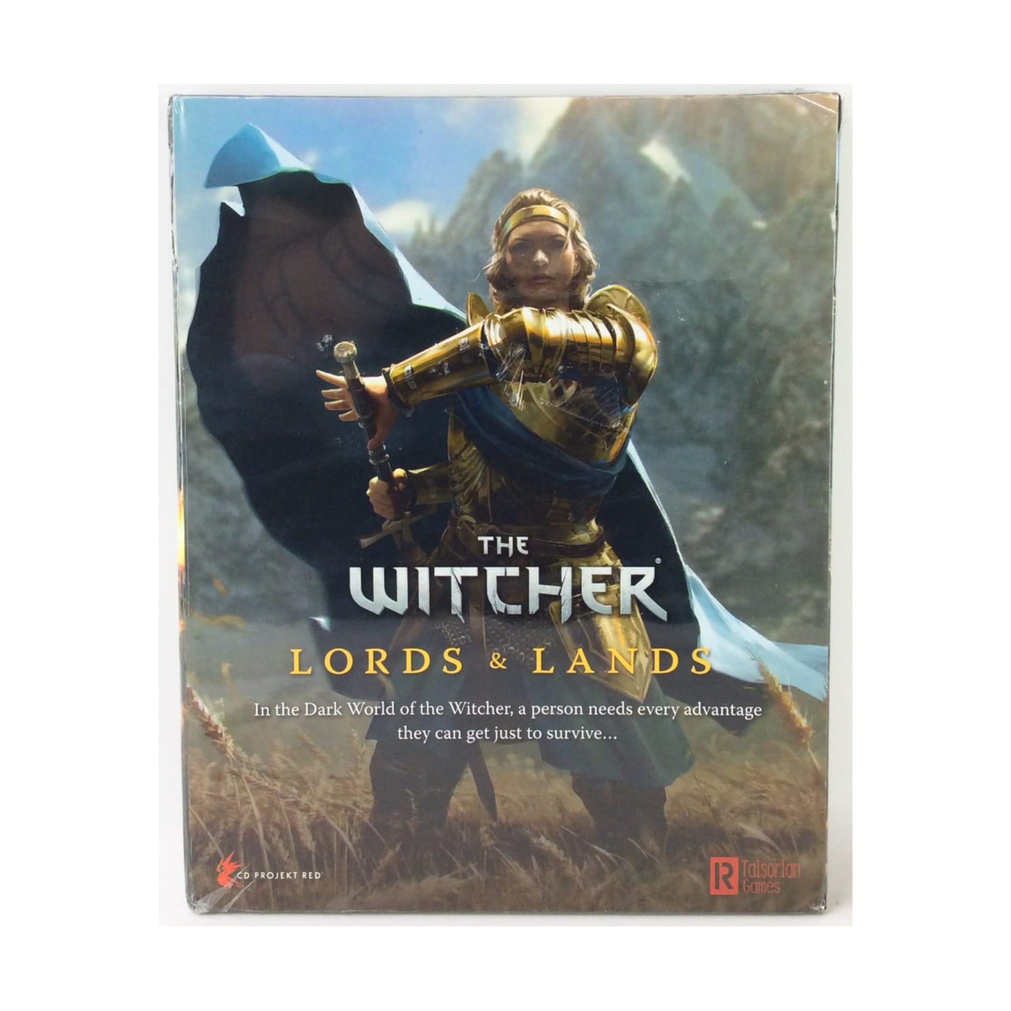 The Witcher: Lords & Lands By R. Talsorian Games - A Witcher Trpg Expansion - 4 Panel Cardstock Dm Dungeon Master, Gm Gamemaster Screen - Board Game And Tabletop Gaming Accessories