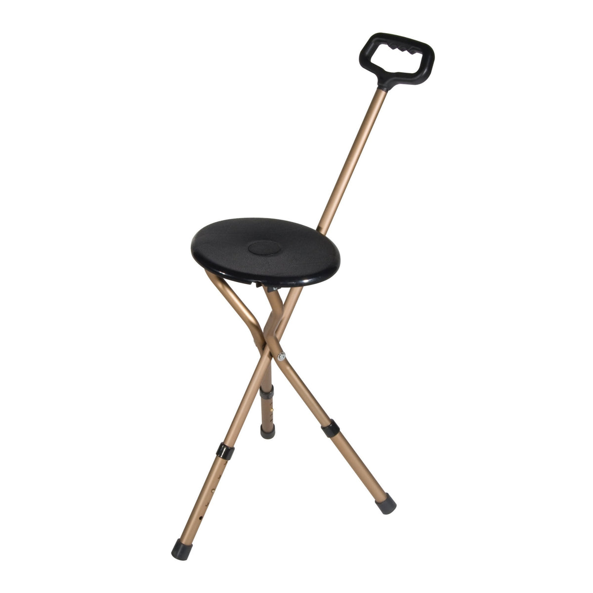 Drive Medical Folding Lightweight Adjustable Height Cane Seat