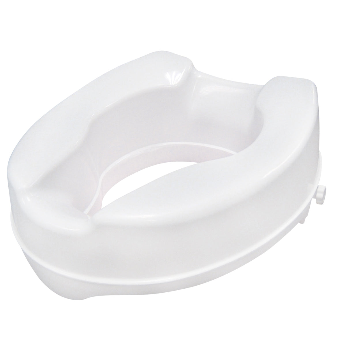 Drive Medical Raised Toilet Seat With Lock, White, 4