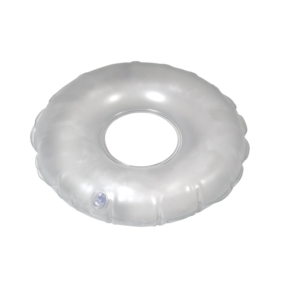 Drive Medical Inflatable Vinyl Ring Cushion, Grey