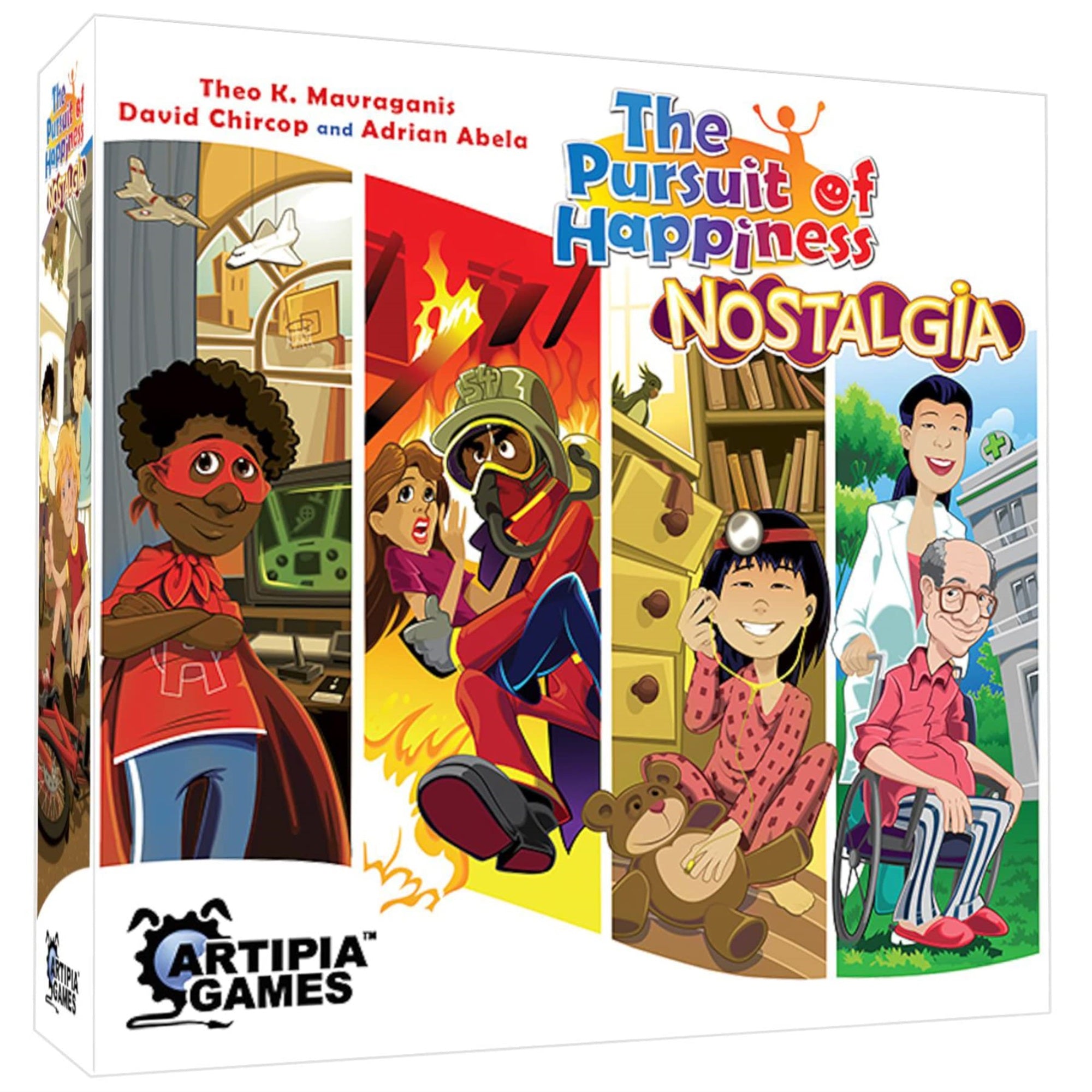 Artipia Games The Pursuit of Happiness: Nostalgia - Expansion, Features Nostalgic Reflections, Ages 12+, 1-4 Players, 60-90 Min
