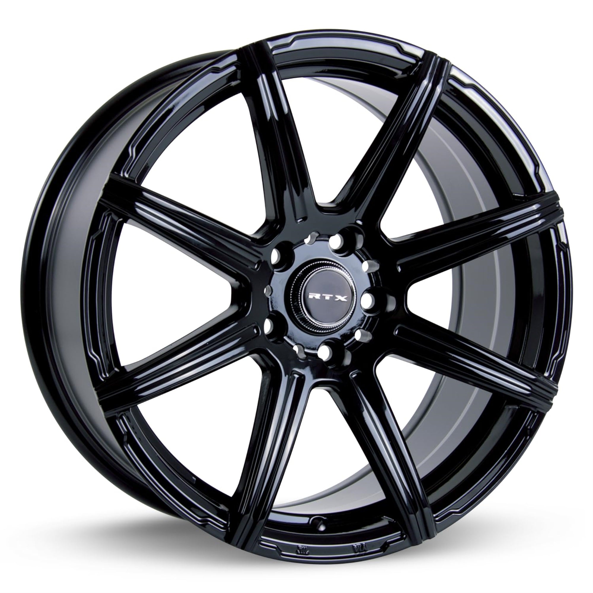 Rtx Compass Custom Wheel - 15X6.5, 38 Offset, 5X100 Bolt Pattern, 73.1Mm Hub - Black Rim