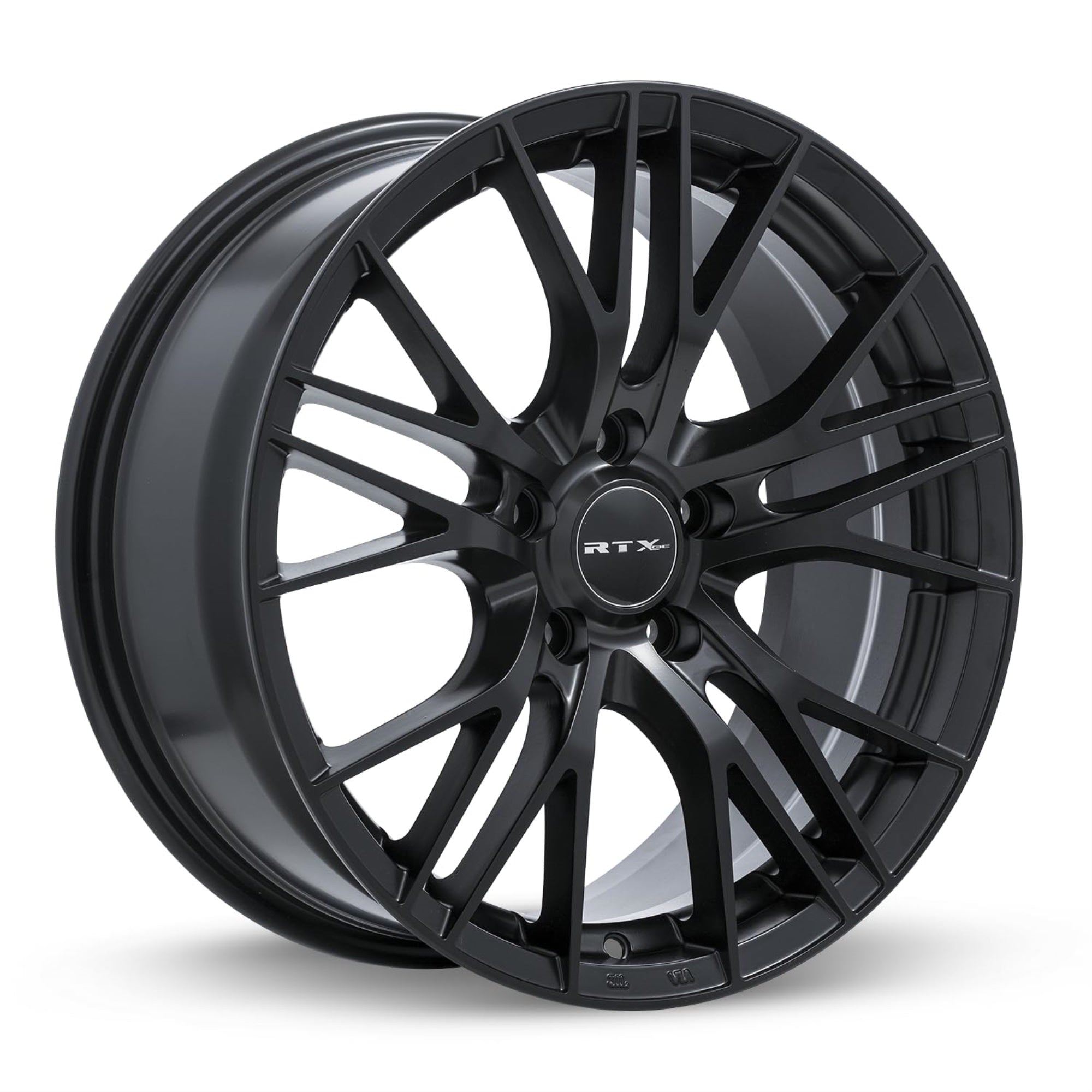 Rtx Vertex Custom Wheel - 20X8.5, 38 Offset, 5X114.3 Bolt Pattern, 73.1Mm Hub - Satin Black Rim
