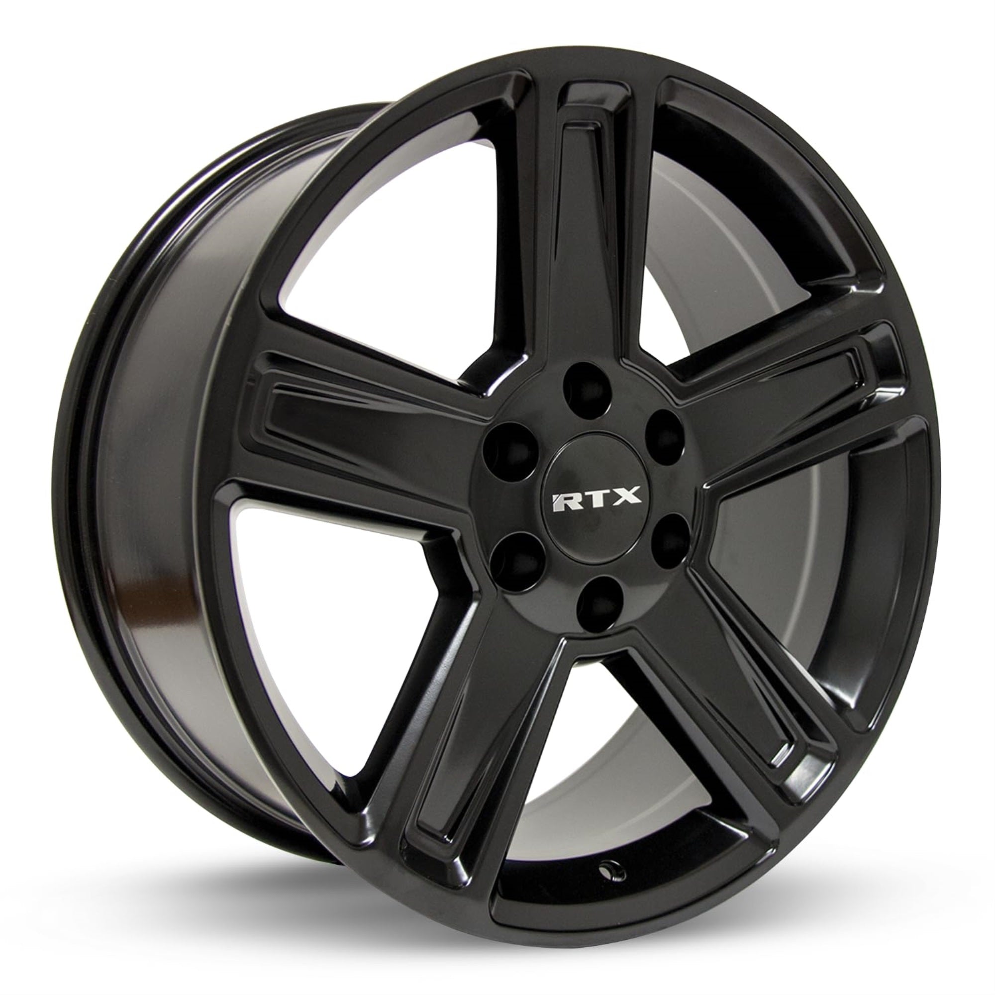 Rtx Glacier Custom Wheel - 18X8, 30 Offset, 6X135 Bolt Pattern, 87.1Mm Hub - Satin Black Rim