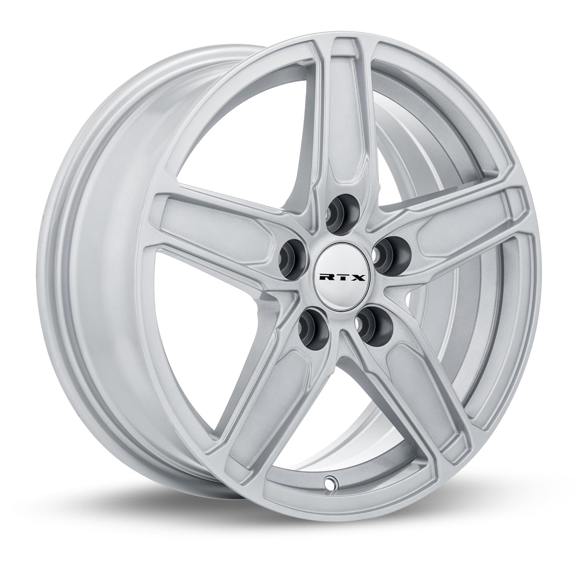 Rtx Frost Custom Wheel - 18X8, 38 Offset, 5X114.3 Bolt Pattern, 60.1Mm Hub - Silver Rim