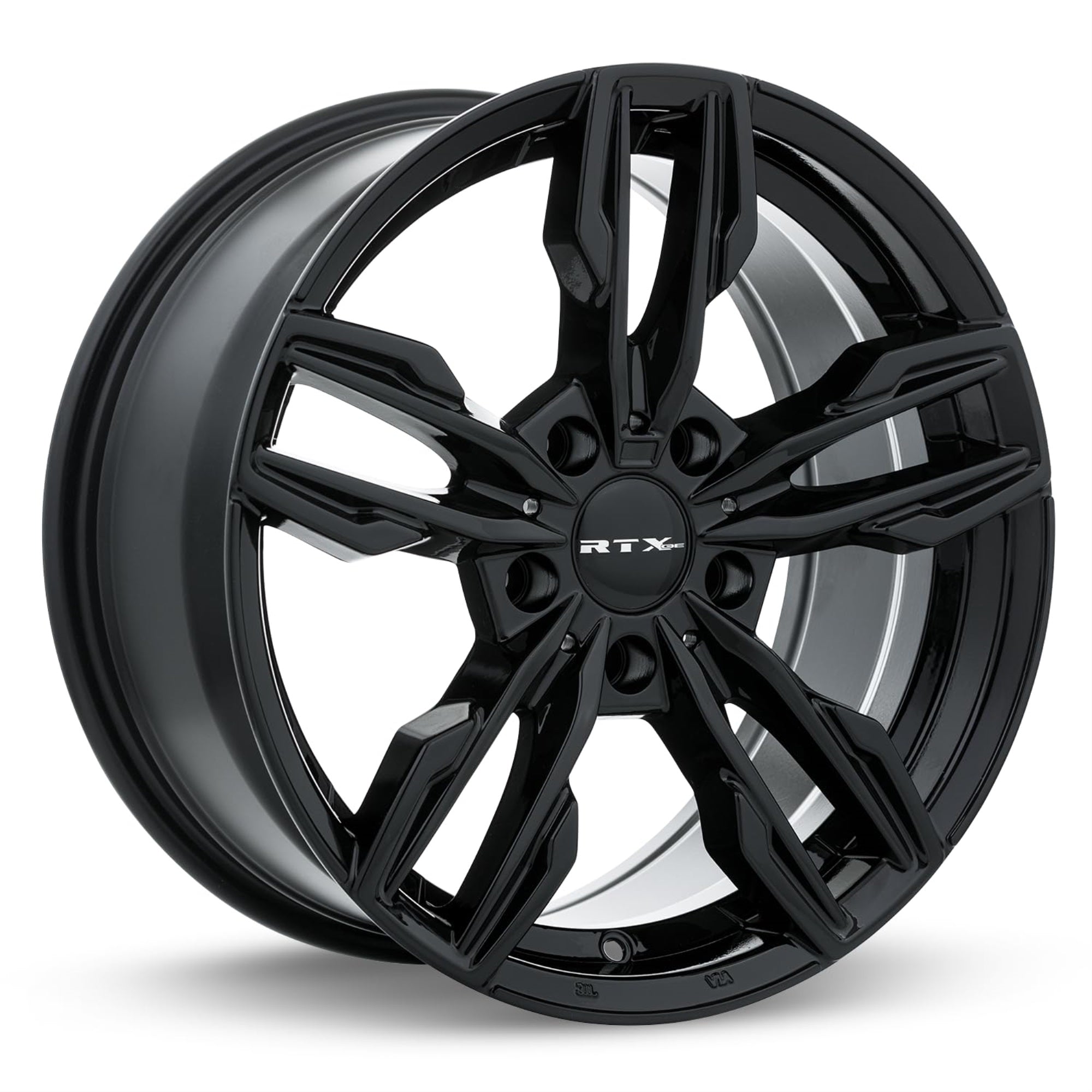 Rtx Stade Custom Wheel - 17X8, 35 Offset, 5X120.65 Bolt Pattern, 72.6Mm Hub - Black Rim