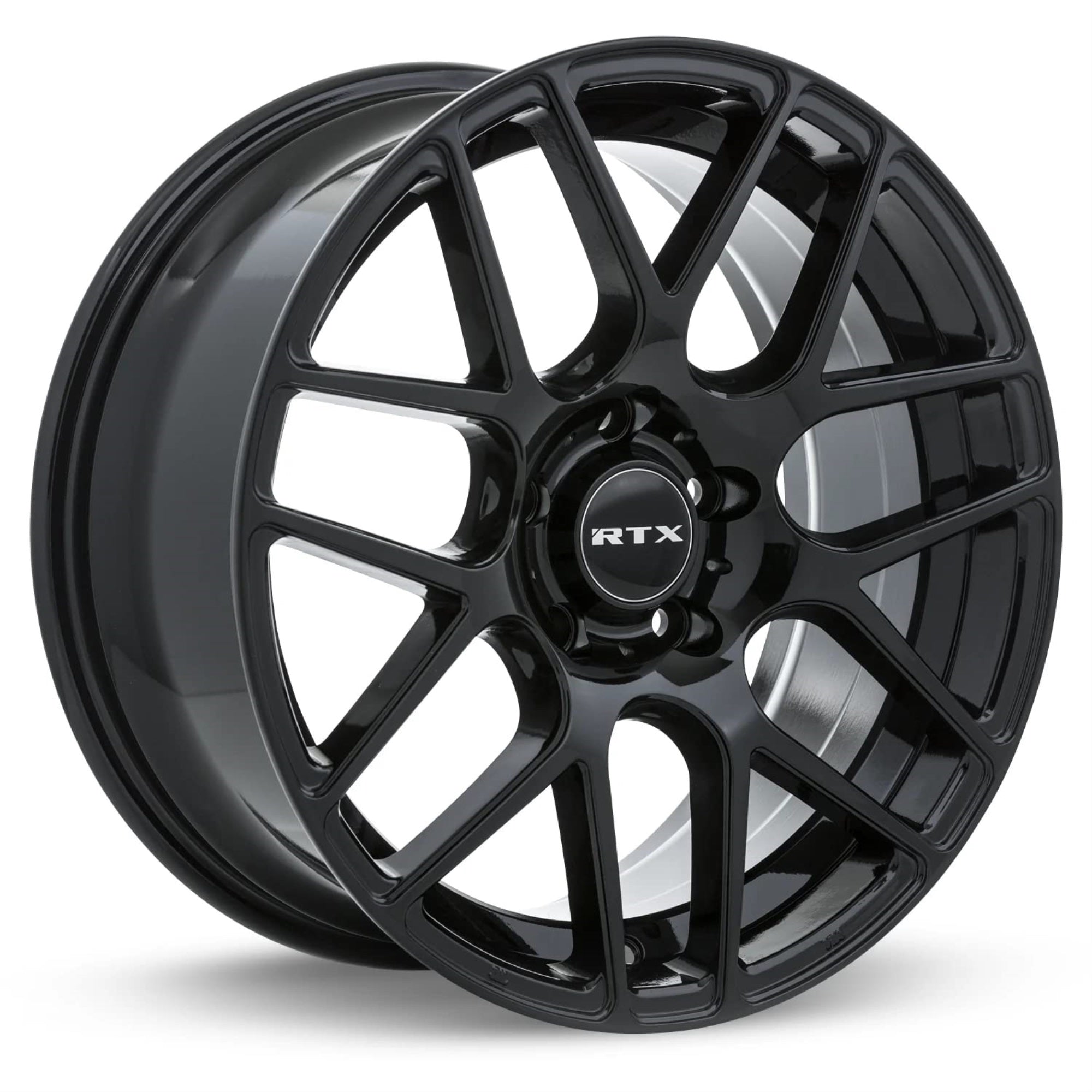 Rtx Envy Custom Wheel - 18X8, 38 Offset, 5X114.3 Bolt Pattern, 73.1Mm Hub - Gloss Black Rim