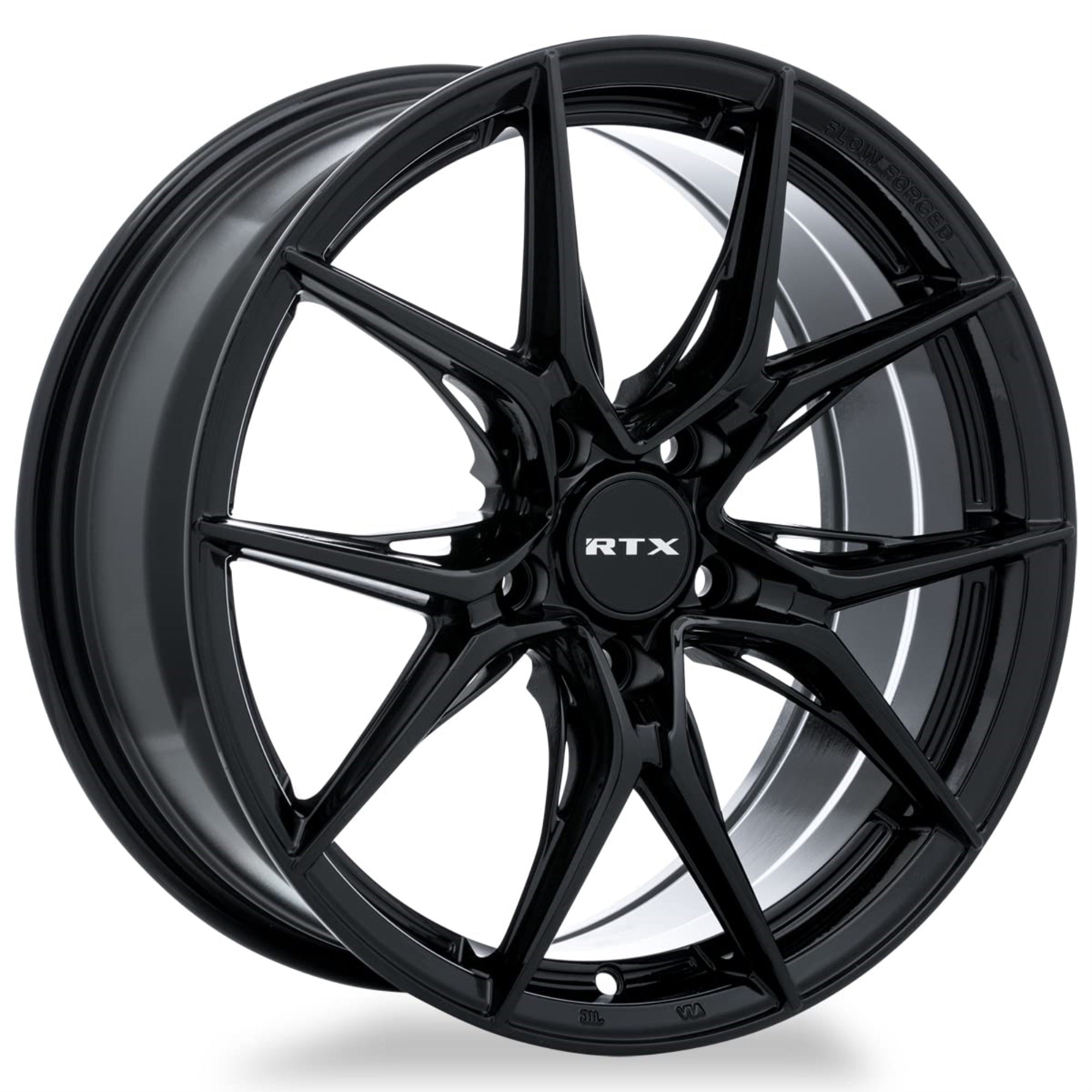 Rtx (Rtx)  082843  Slick  Gloss Black  19X8.5 5X114.3 Et42 Cb73.1