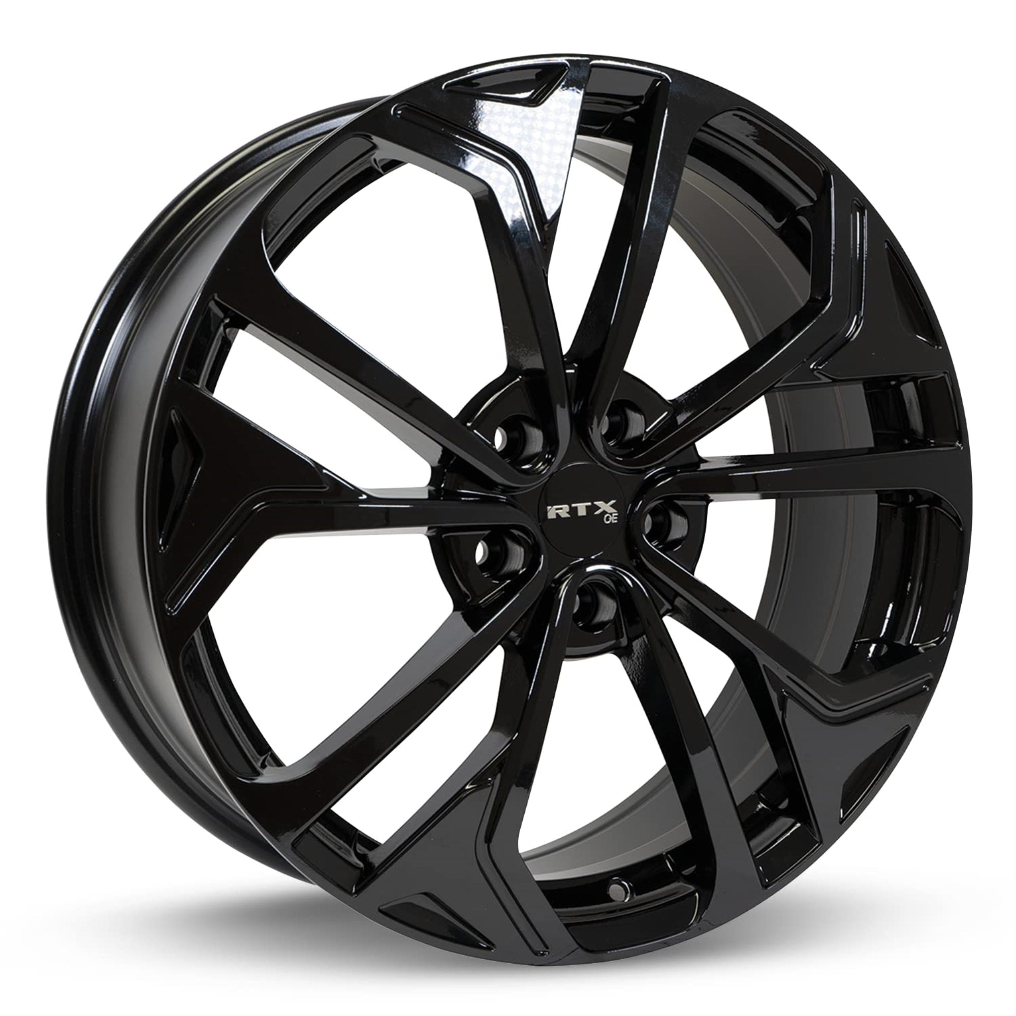 Rtx (Oe)  082885  Asan  Gloss Black  18X7.5 5X114.3 Et40 Cb67.1