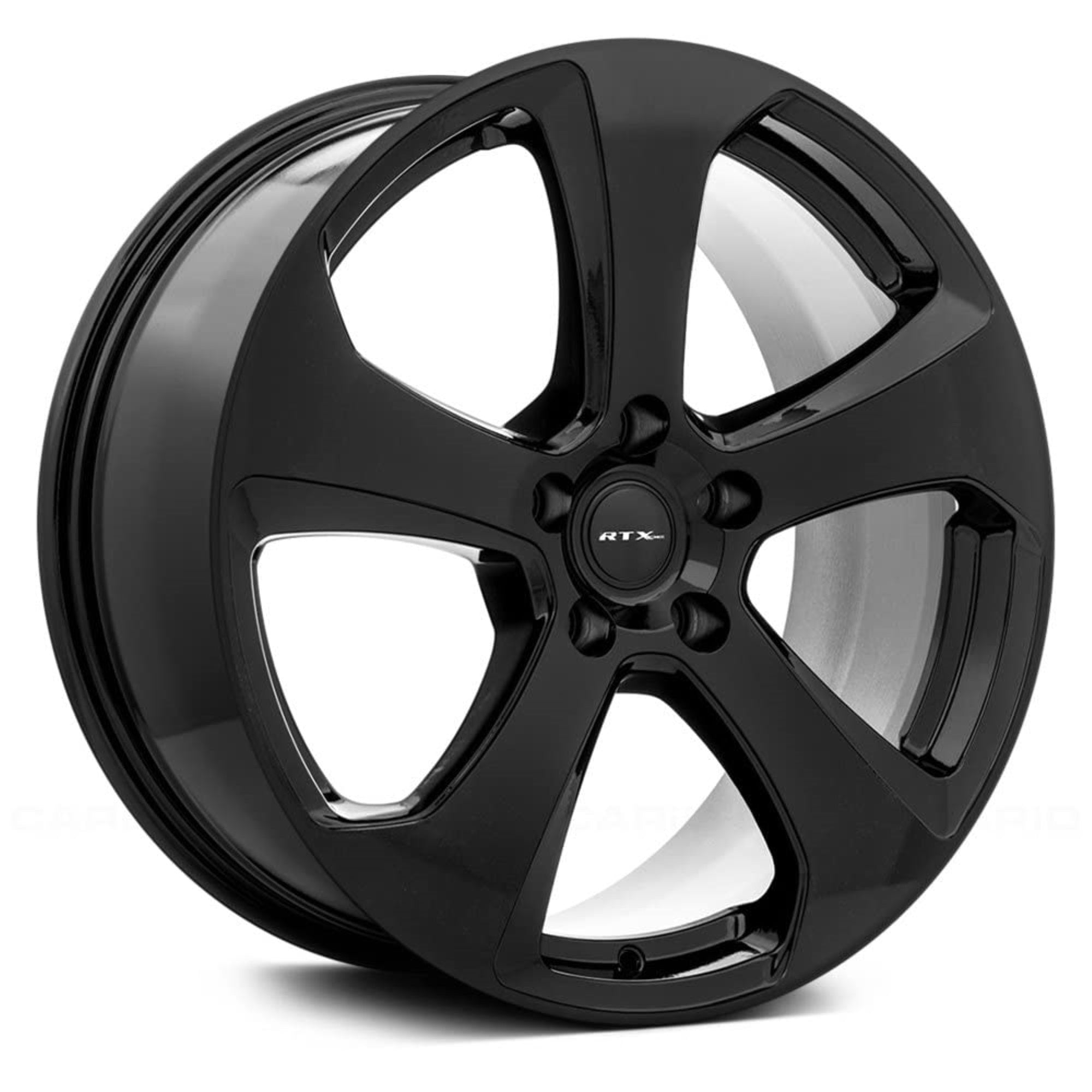 Rtx Mk7 Custom Wheel - 17X7.5, 42 Offset, 5X112 Bolt Pattern, 57.1Mm Hub - Gloss Black Rim