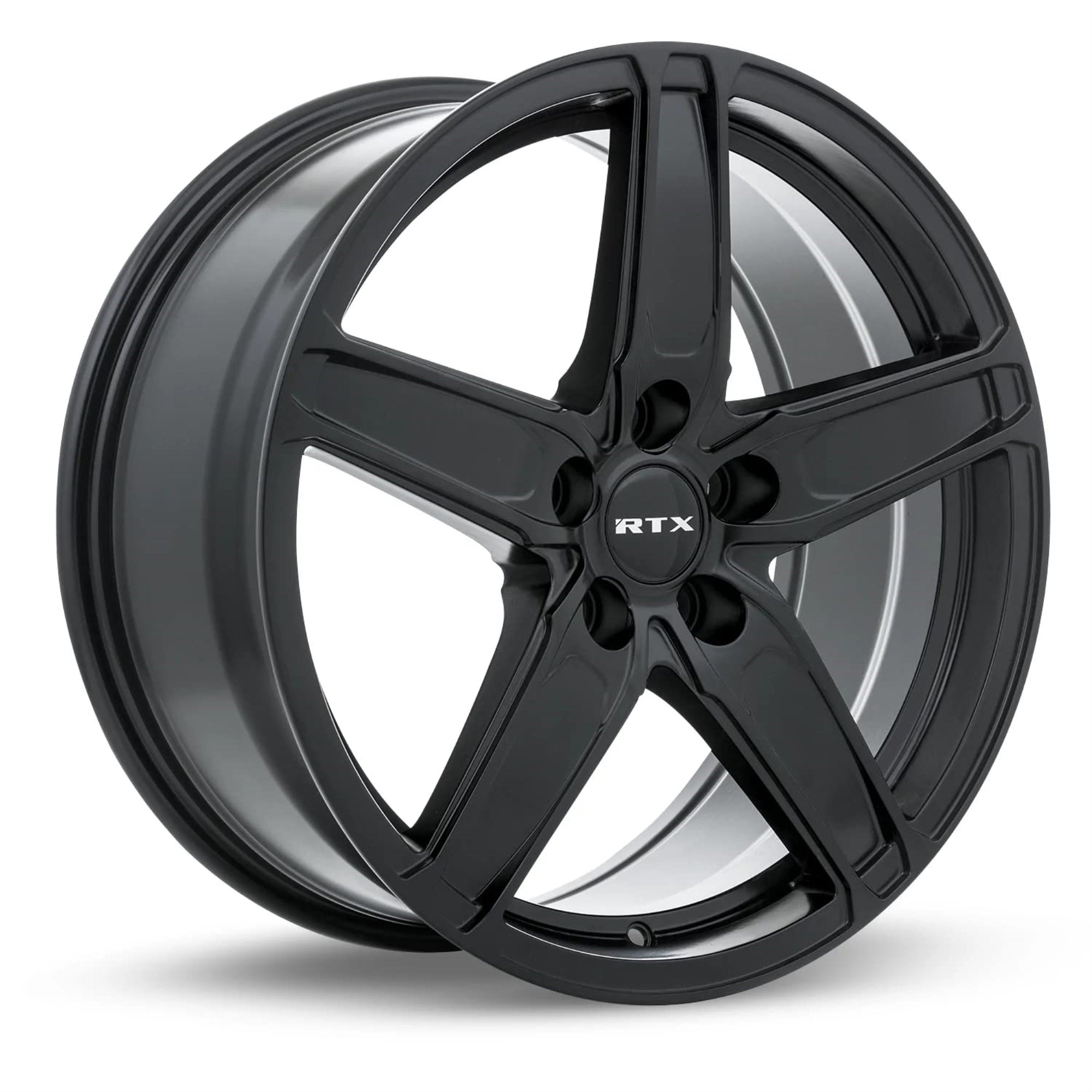 Rtx Frost Custom Wheel - 16X6.5, 35 Offset, 5X100 Bolt Pattern, 54.1Mm Hub - Satin Black Rim
