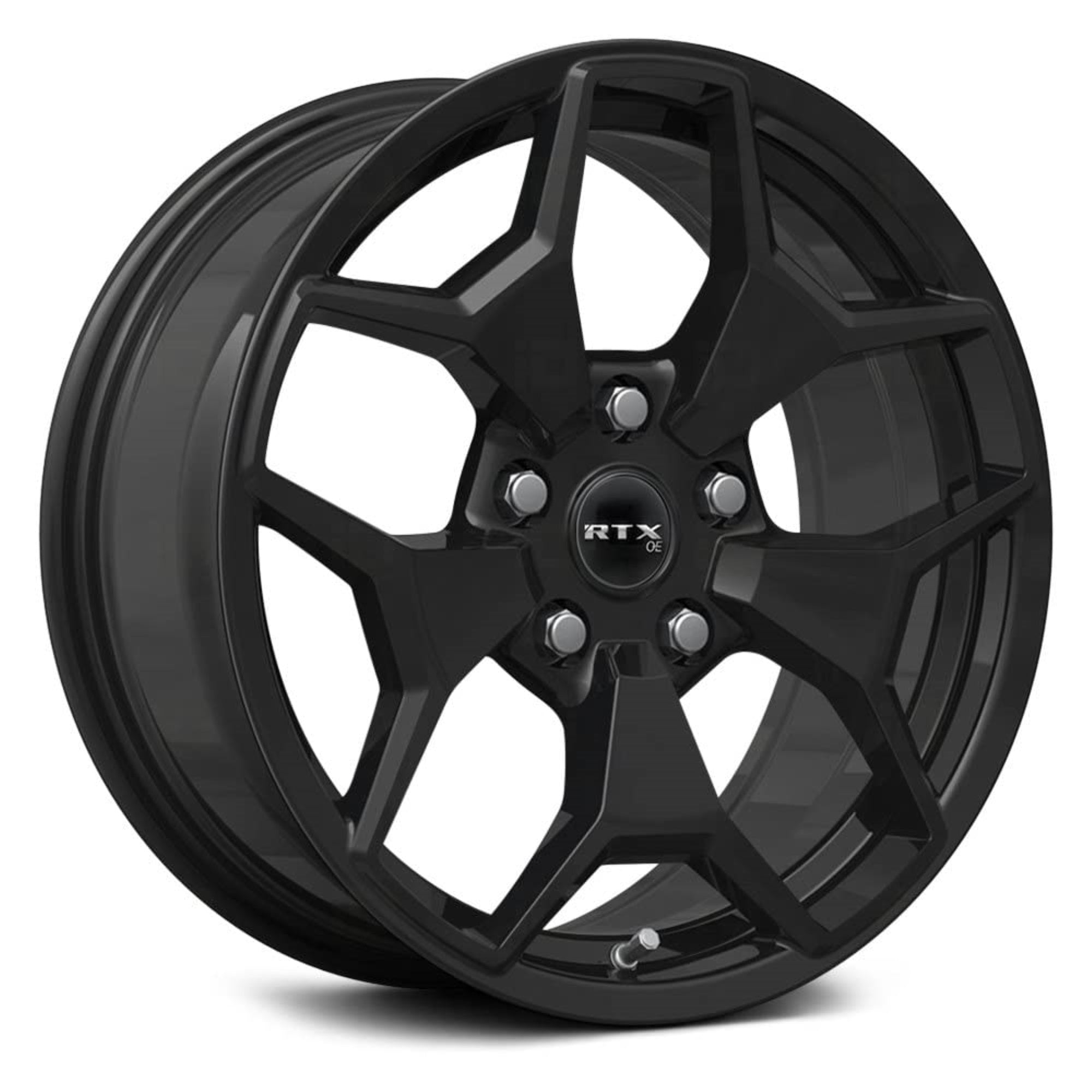 Rtx Ranch Custom Wheel - 17X7.5, 35 Offset, 5X108 Bolt Pattern, 63.4Mm Hub - Satin Black Rim