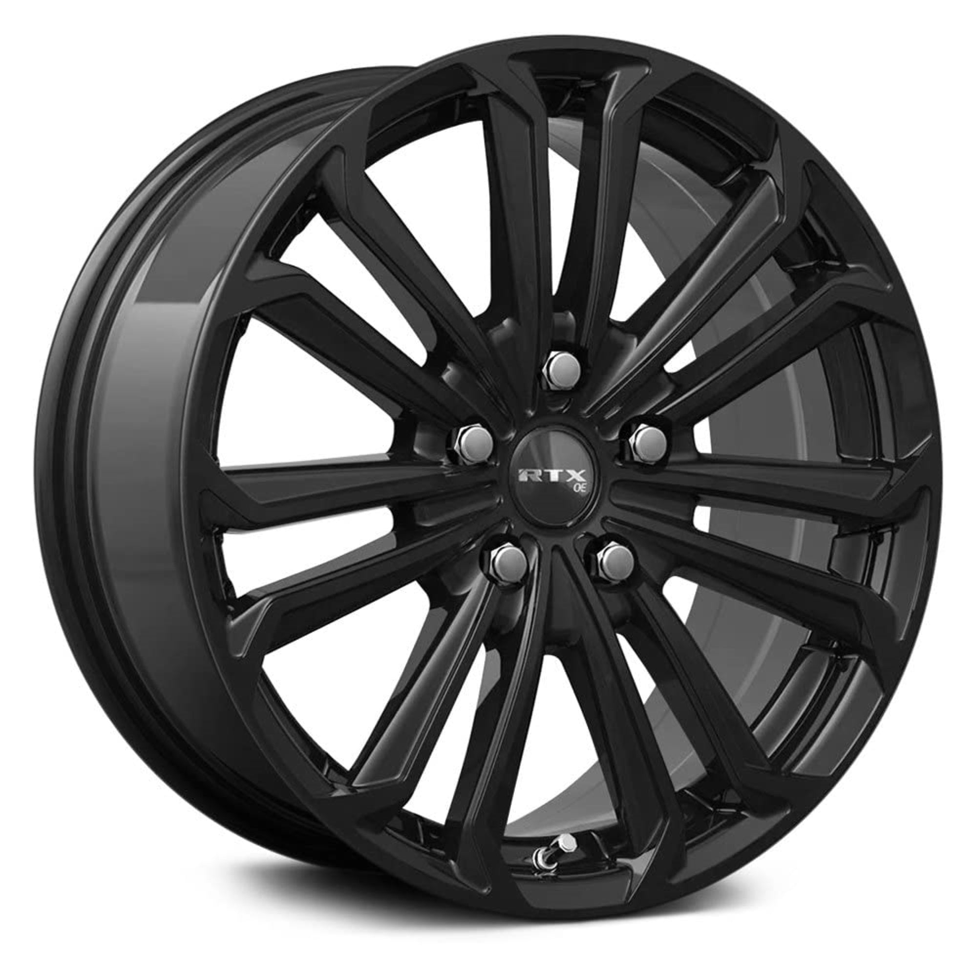 Rtx Aura Custom Wheel - 15X6.5, 38 Offset, 5X100 Bolt Pattern, 54.1Mm Hub - Gloss Black Rim