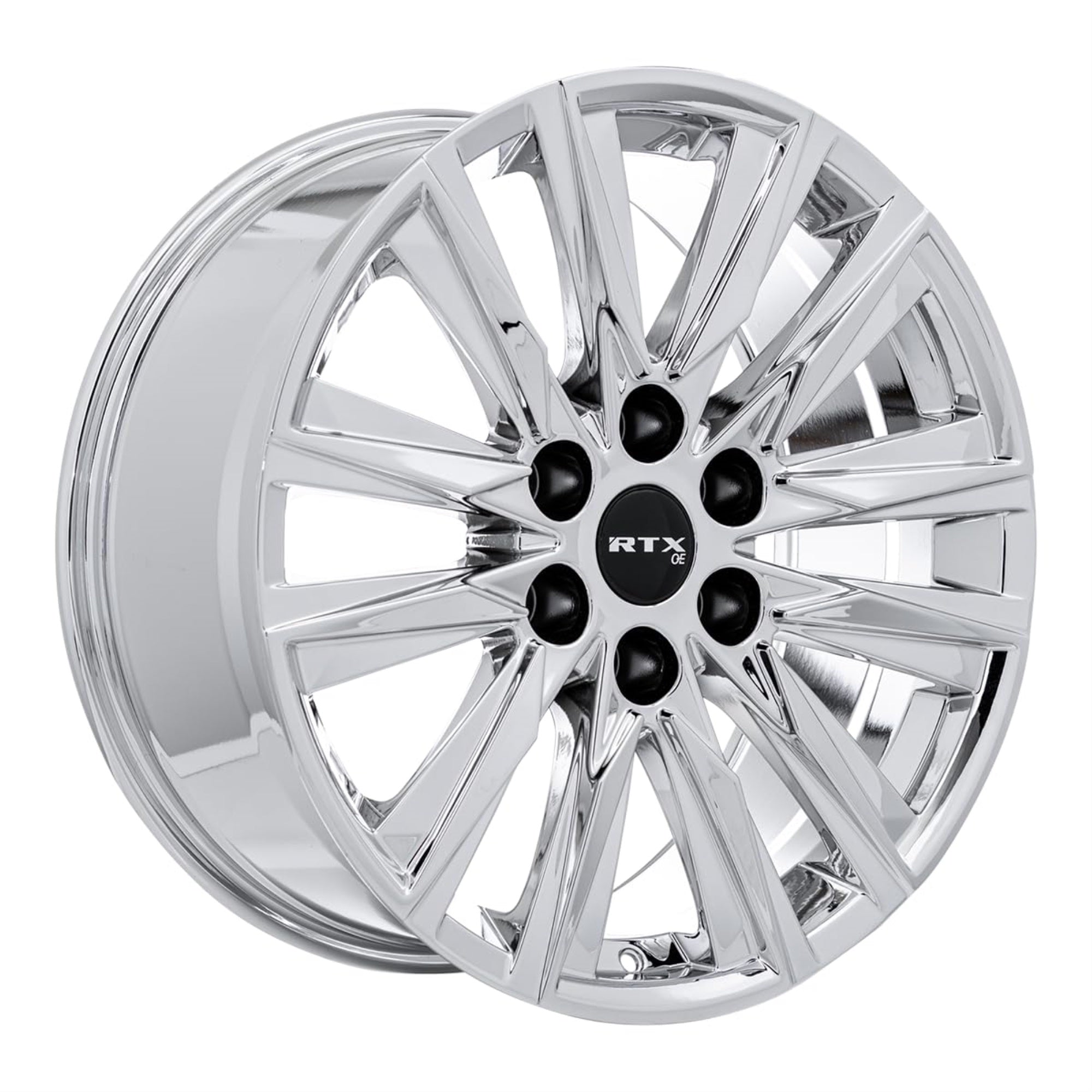 Rtx Gm-01 Custom Wheel - 20X9, 25 Offset, 6X139.7 Bolt Pattern, 78.1Mm Hub - Chrome Pvd Rim