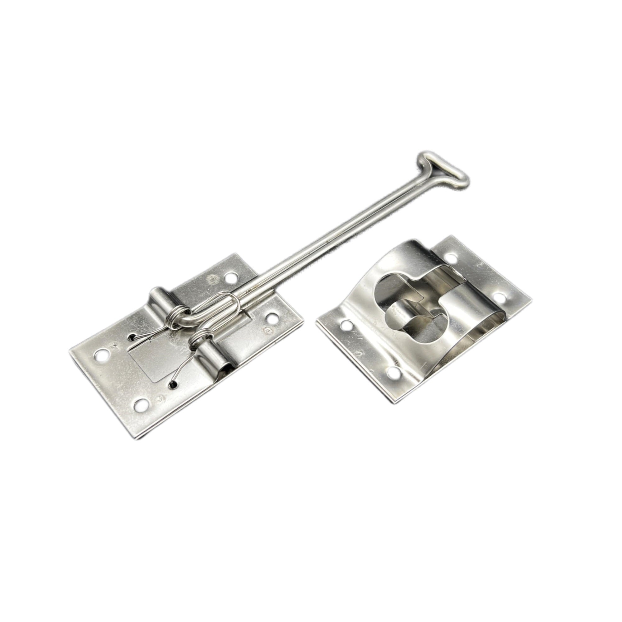 Rv Designer E226, Self Closing Door Holder, T Style, Stainless Steel, 6 Inch, Entry Door Hardware