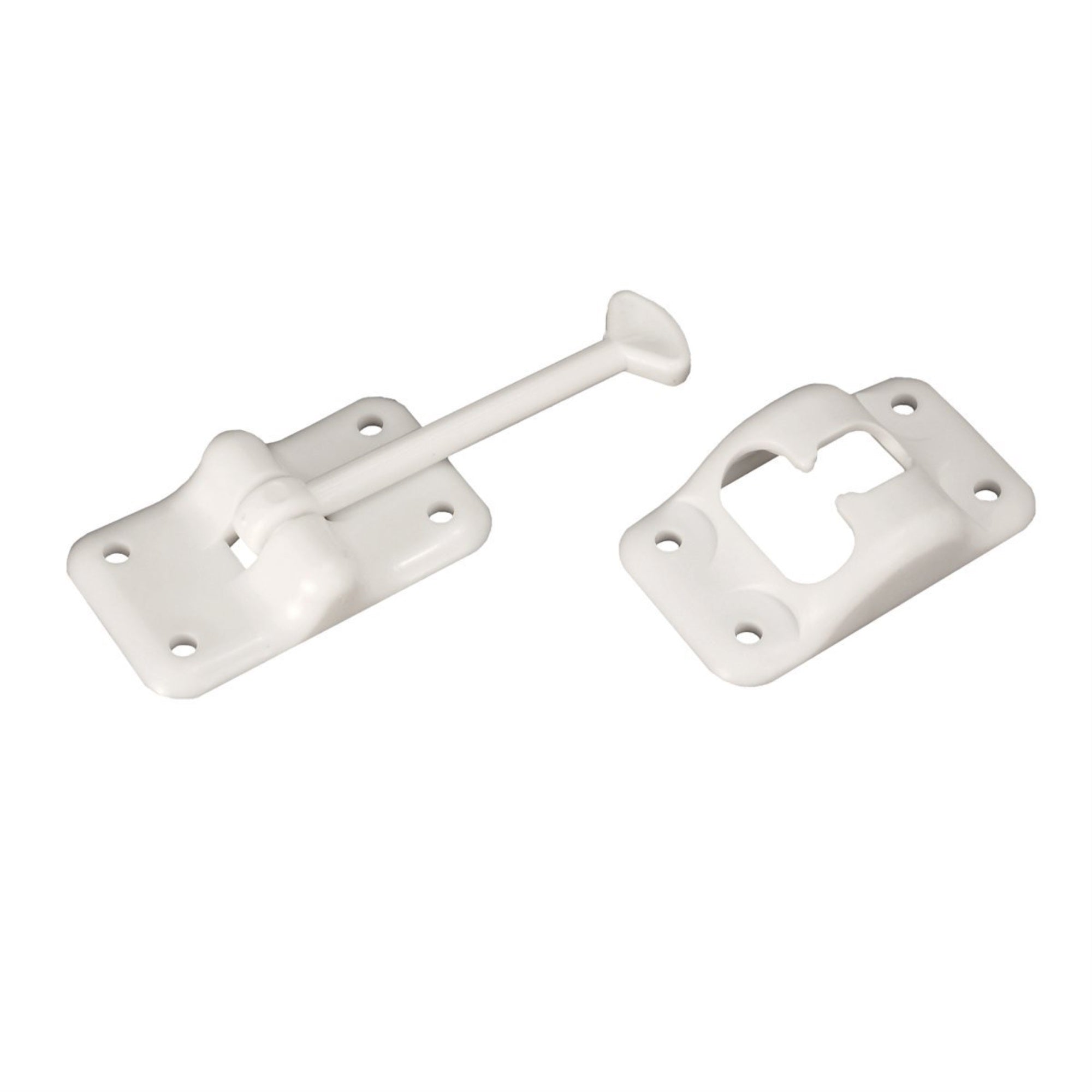 Rv Designer E233, Plastic Door Holder, T Style, 3-1/2 Inch, Colonial White, Entry Door Hardware