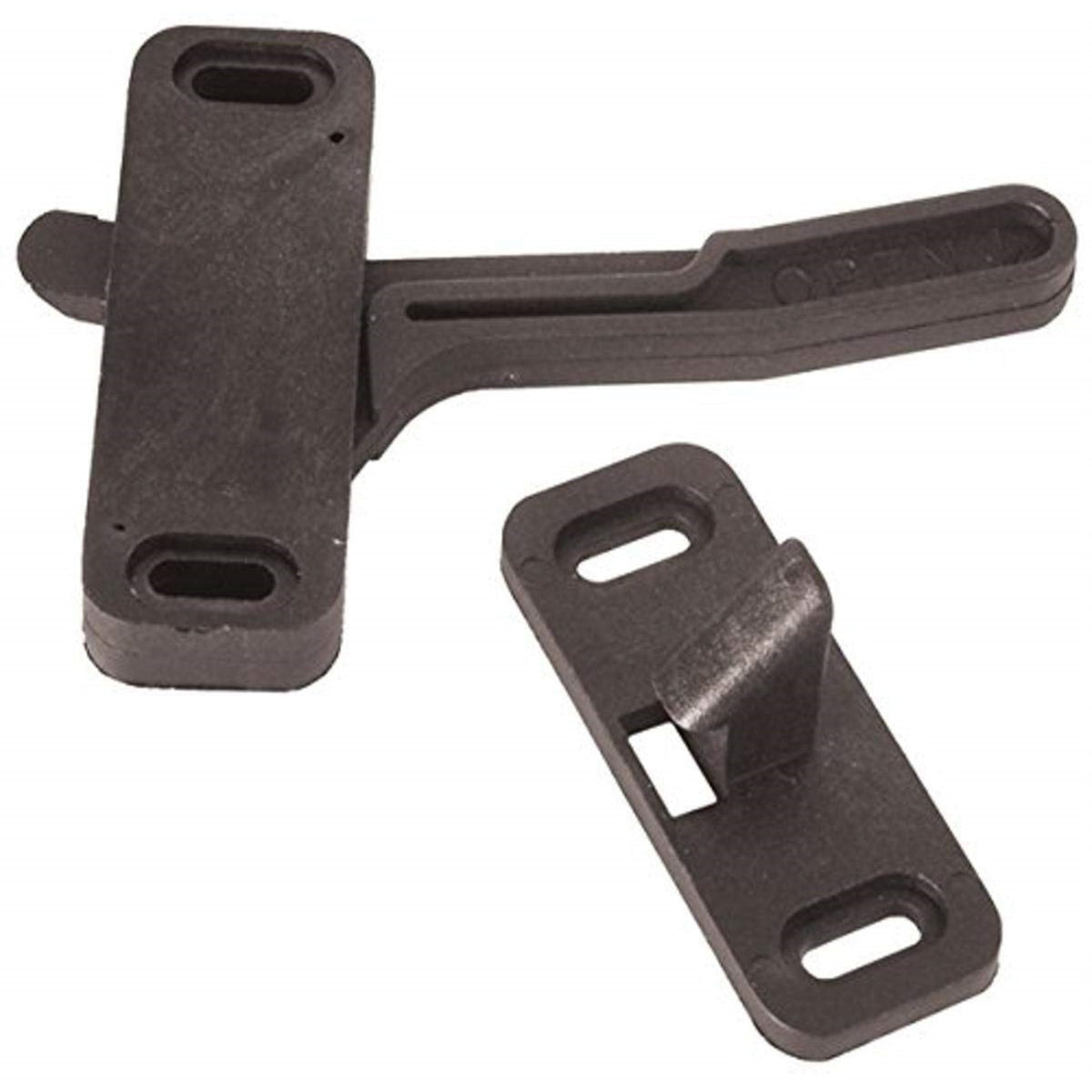 Rv Designer E295, Phillips Screen Door Catch, Right Hand, Entry Door Hardware , Black