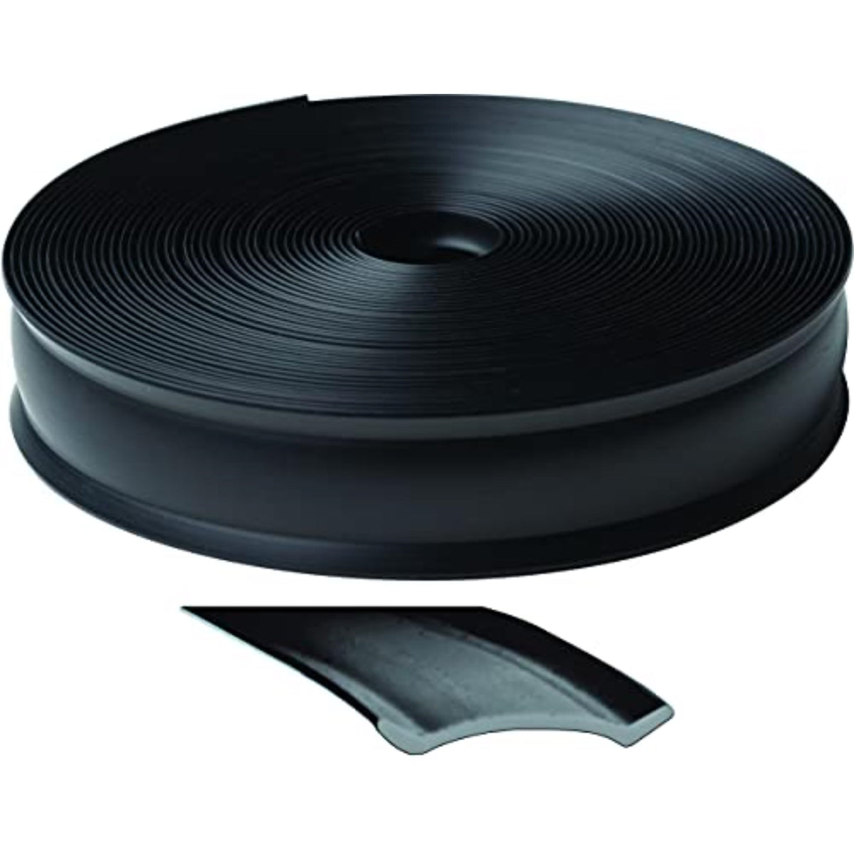 Rv Designer E369, Heavy Duty Vinyl Insert Trim, 1 Inch Wide, 25 Foot Roll, Black