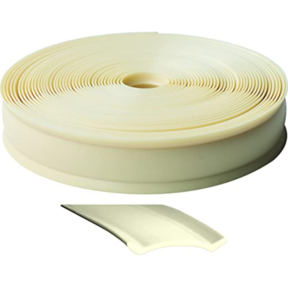 Rv Designer E463, Heavy Duty Vinyl Insert Trim, 1 Inch Wide, 100 Foot Roll, Colonial White