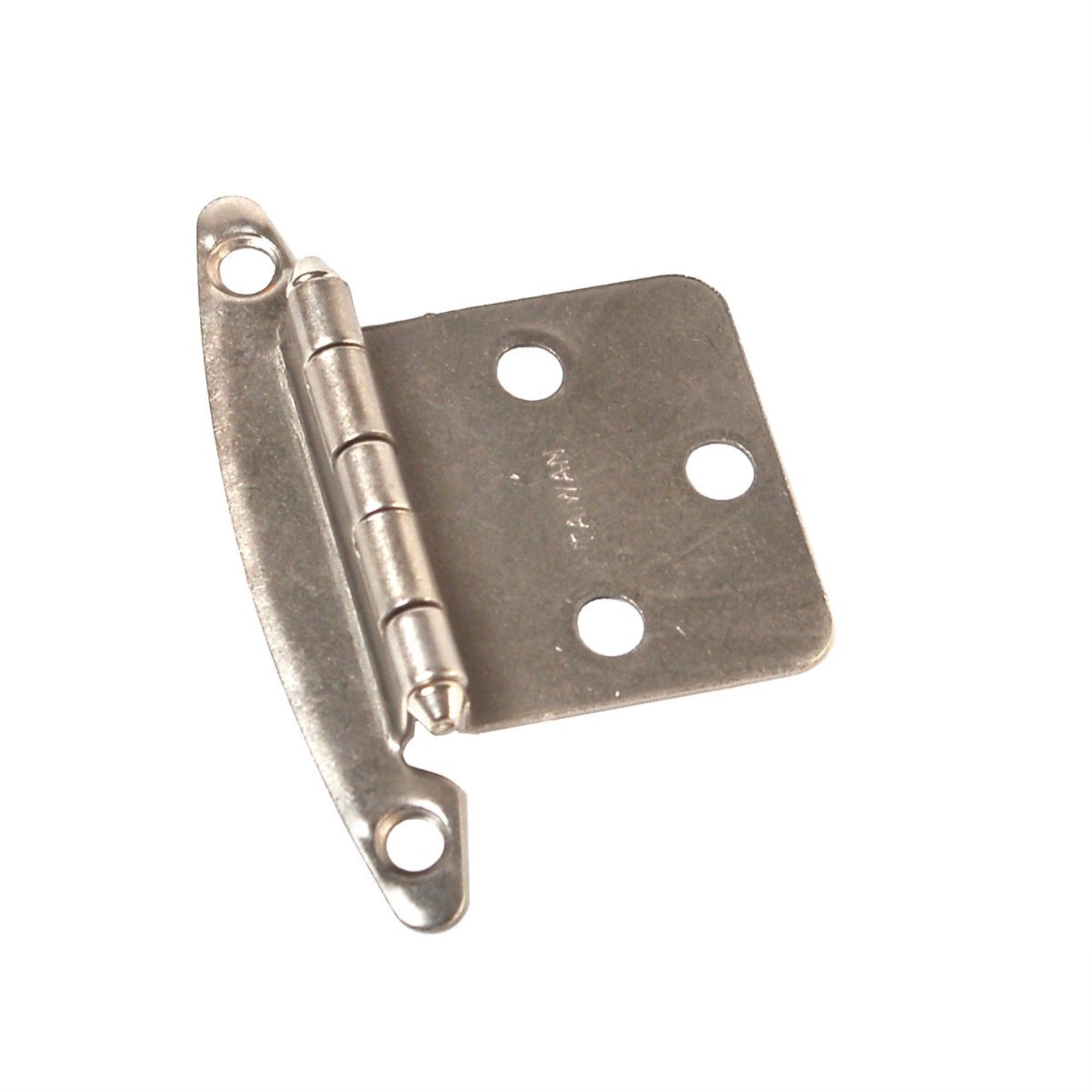 RV Designer H240, Free Swinging Hinge, Nickel, 2 Per Pack, Cabinet Hardware