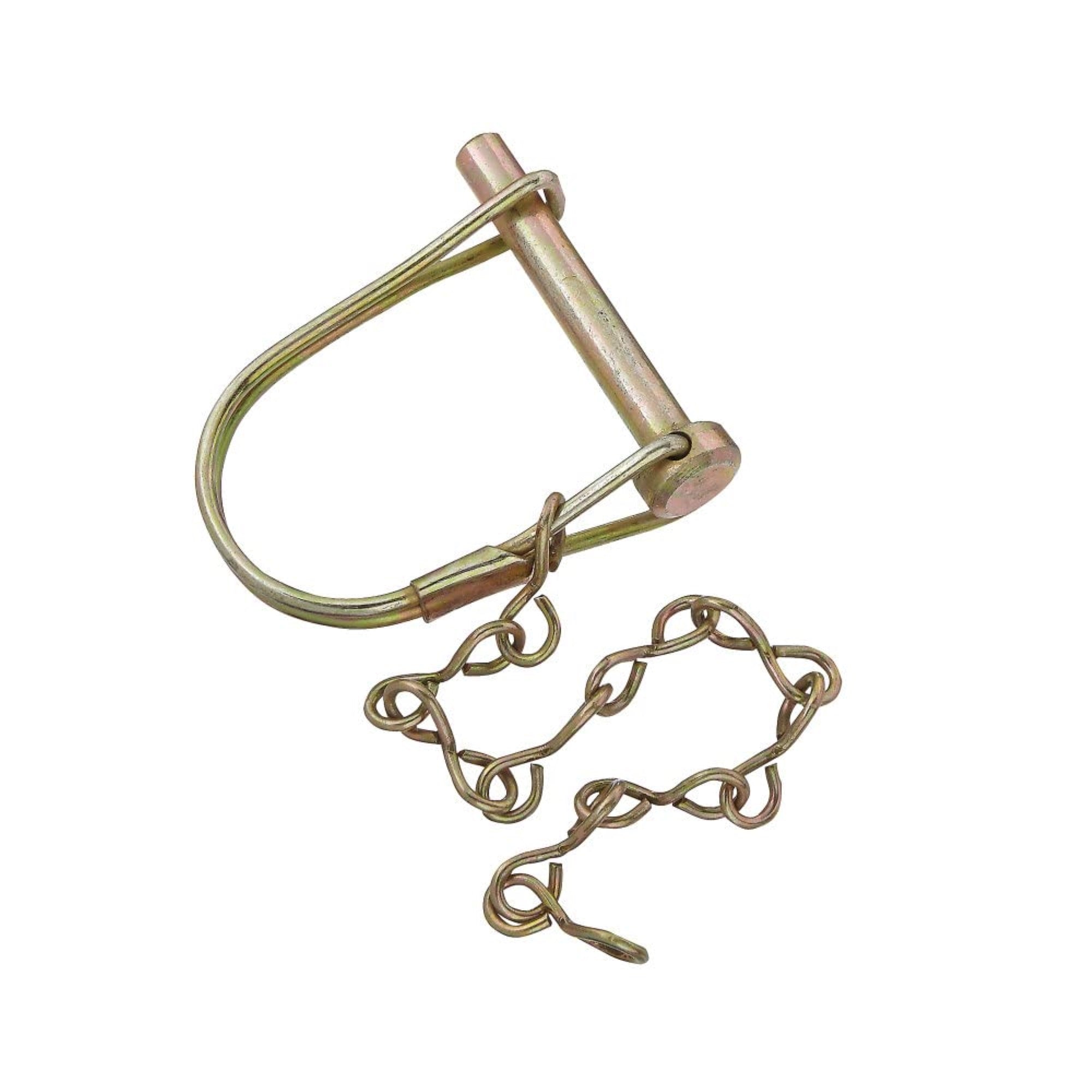 Rv Designer H420, Coupler Lock Pin With Chain, 1/4 Inch X 1-3/8 Inch, Outside Rv Towing Hardware