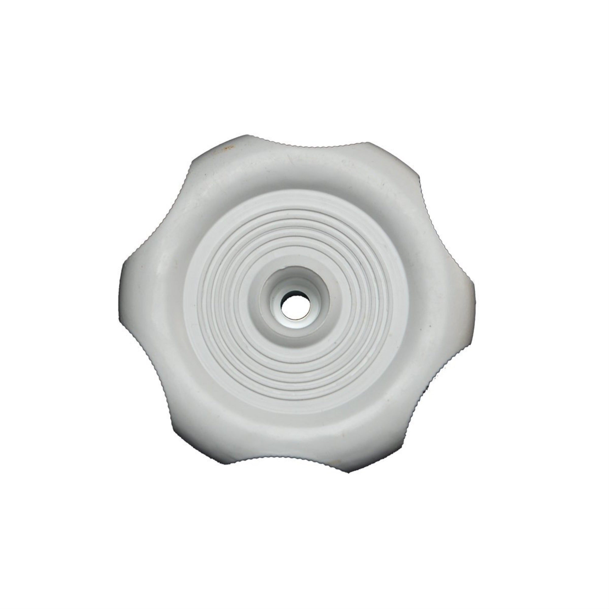 Rv Designer H715, Plastic Window Knob, 2-1/4 Inch Diameter, 1/2 Inch Shaft, White, Interior Hardware