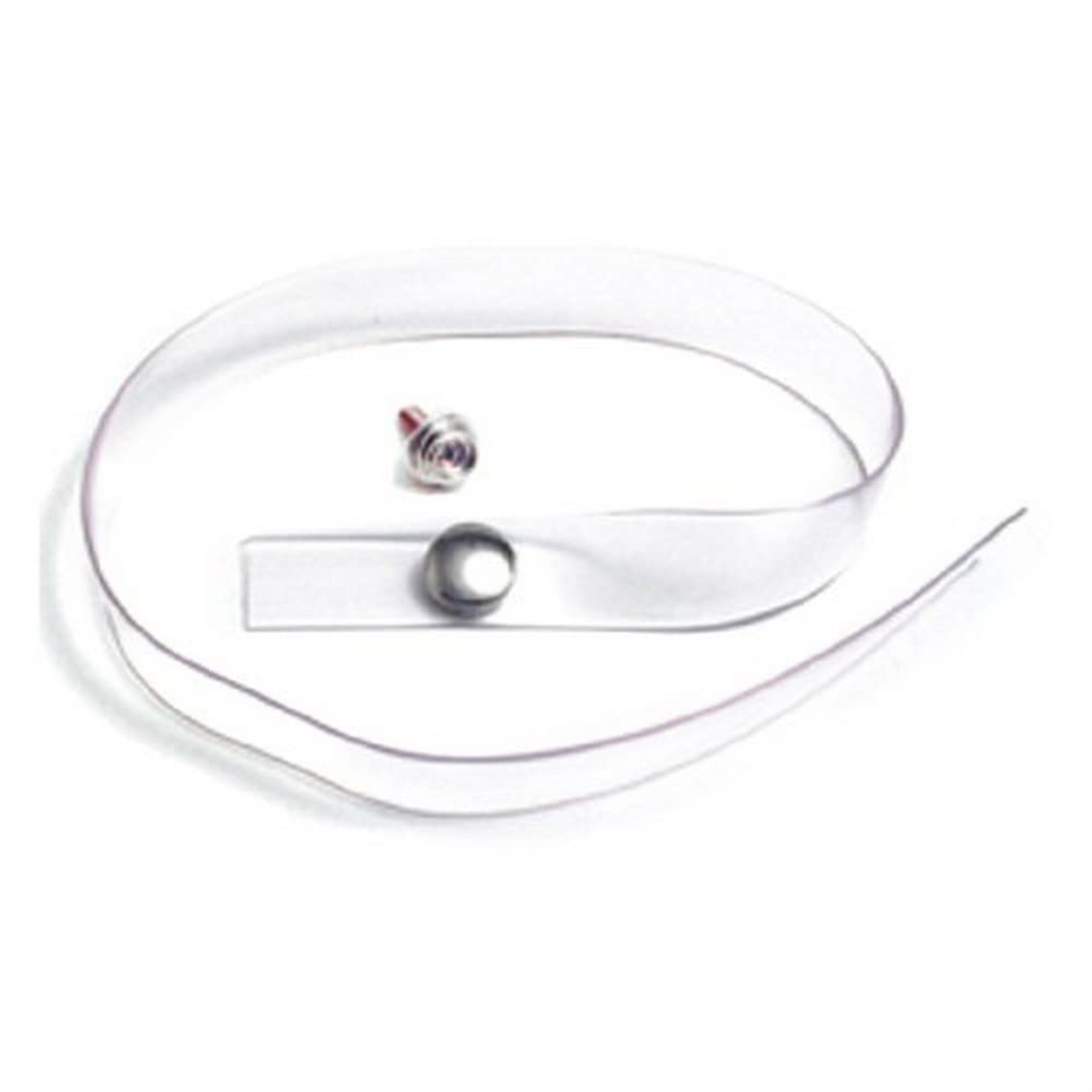Rv Designer H750, Tieback Strap, Clear Plastic, 18 Inch, Interior Hardware