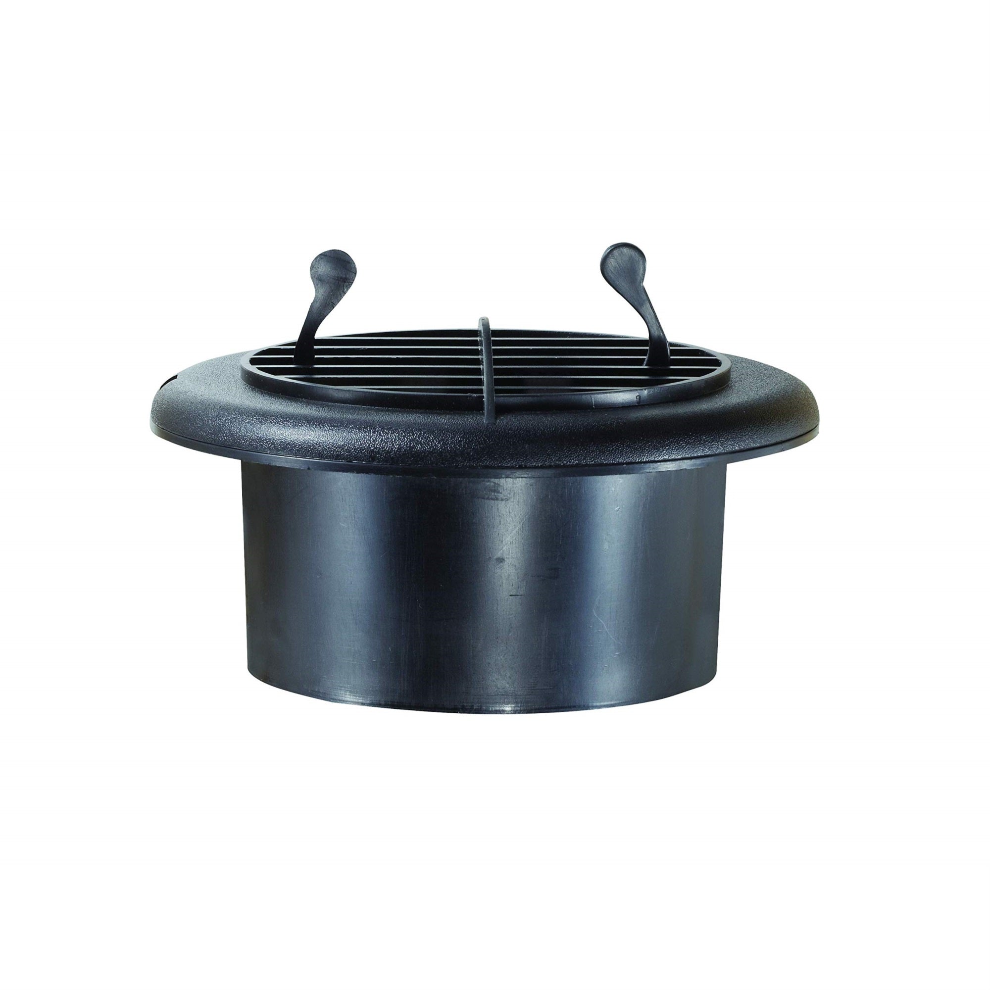Rv Designer H815 Provent Dampened Vent - Black,4 Inch
