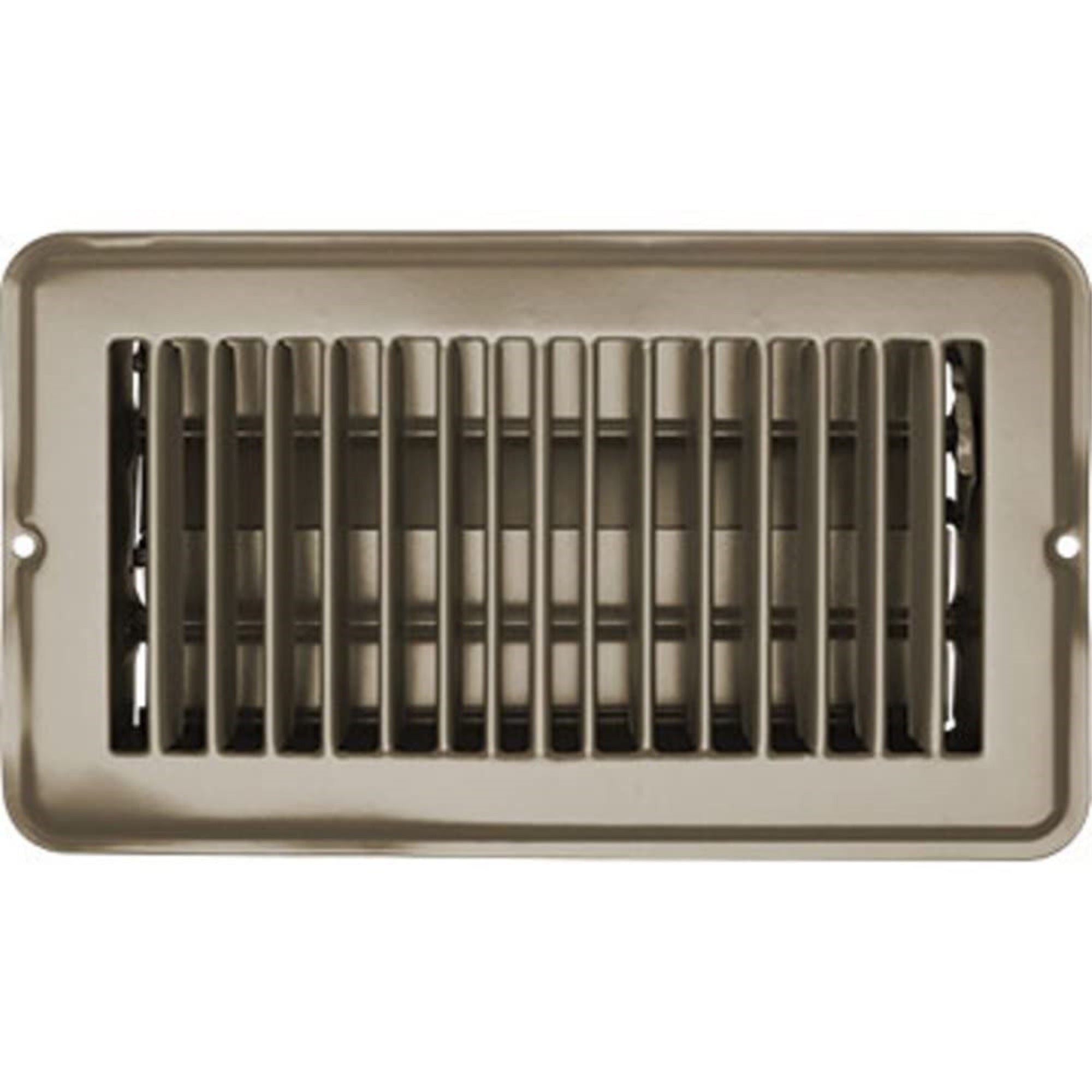 Rv Designer H871, Metal Floor Register With Damper, 8 Inch X 4 Inch, Tan, Interior Hardware