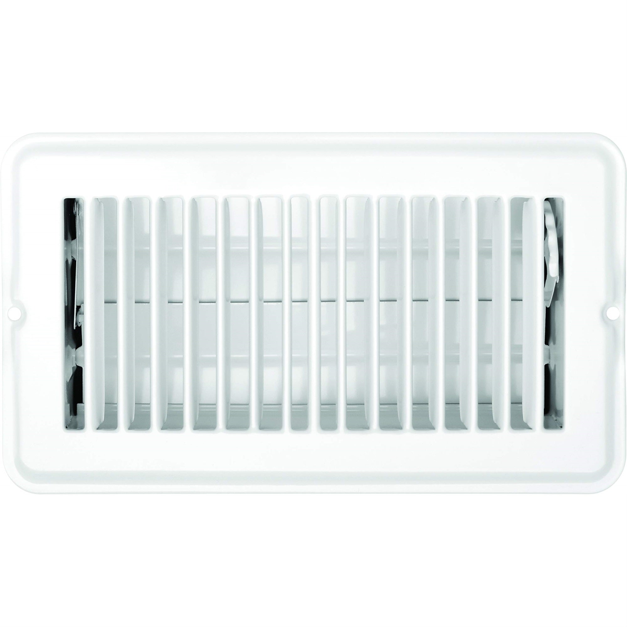 Rv Designer H873, Metal Floor Register With Damper, 8 Inch X 4 Inch, White, Interior Hardware