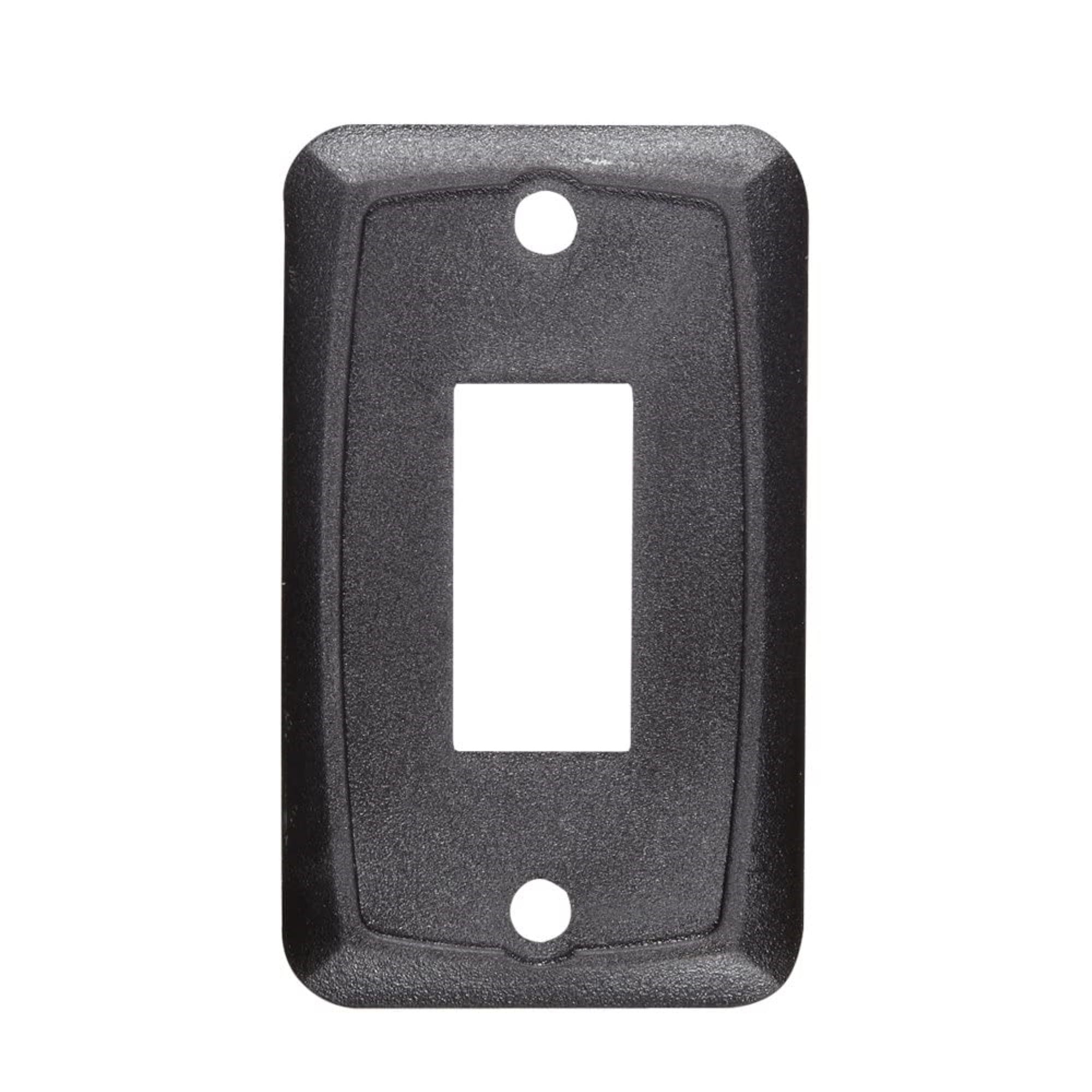 Rv Designer, S385, Rocker Switch Mounting Plate, Black, Dc Electrical