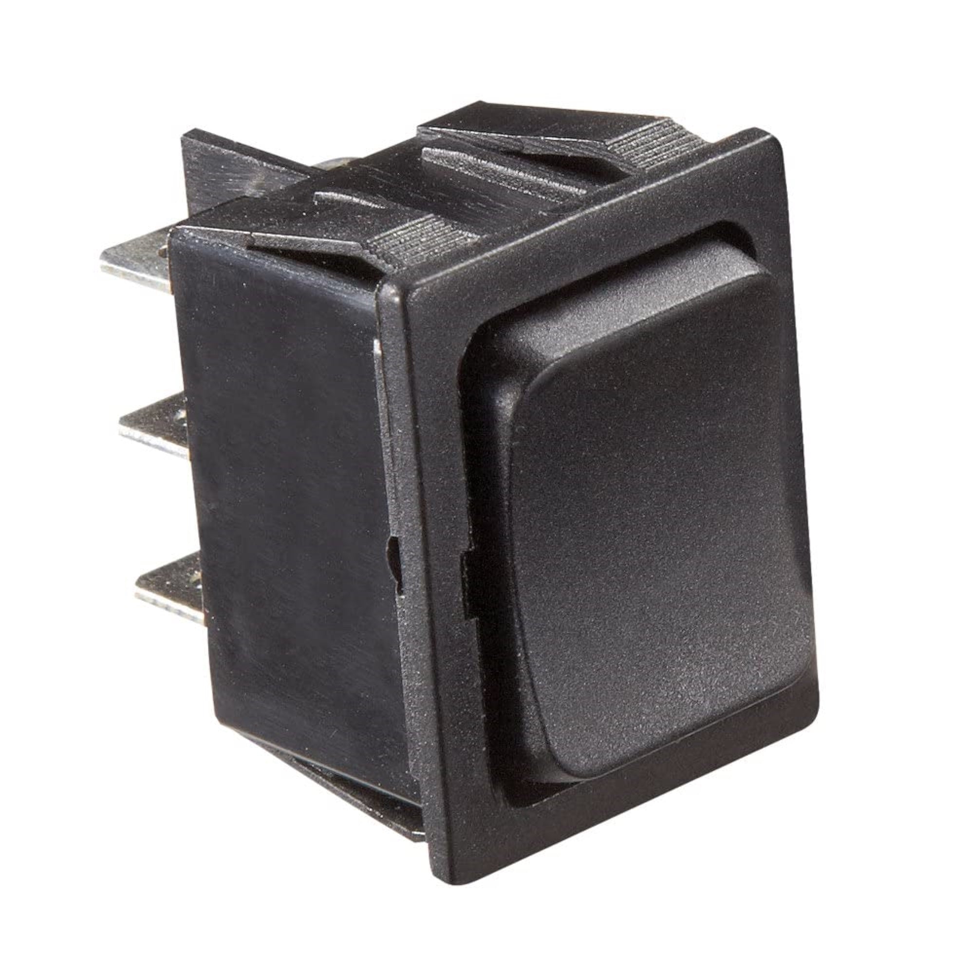 Rv Designer S471, Rocker Switch, 5 Amp, Momentary On / Off Momentary On, Dpdt, Black, Dc Electrical
