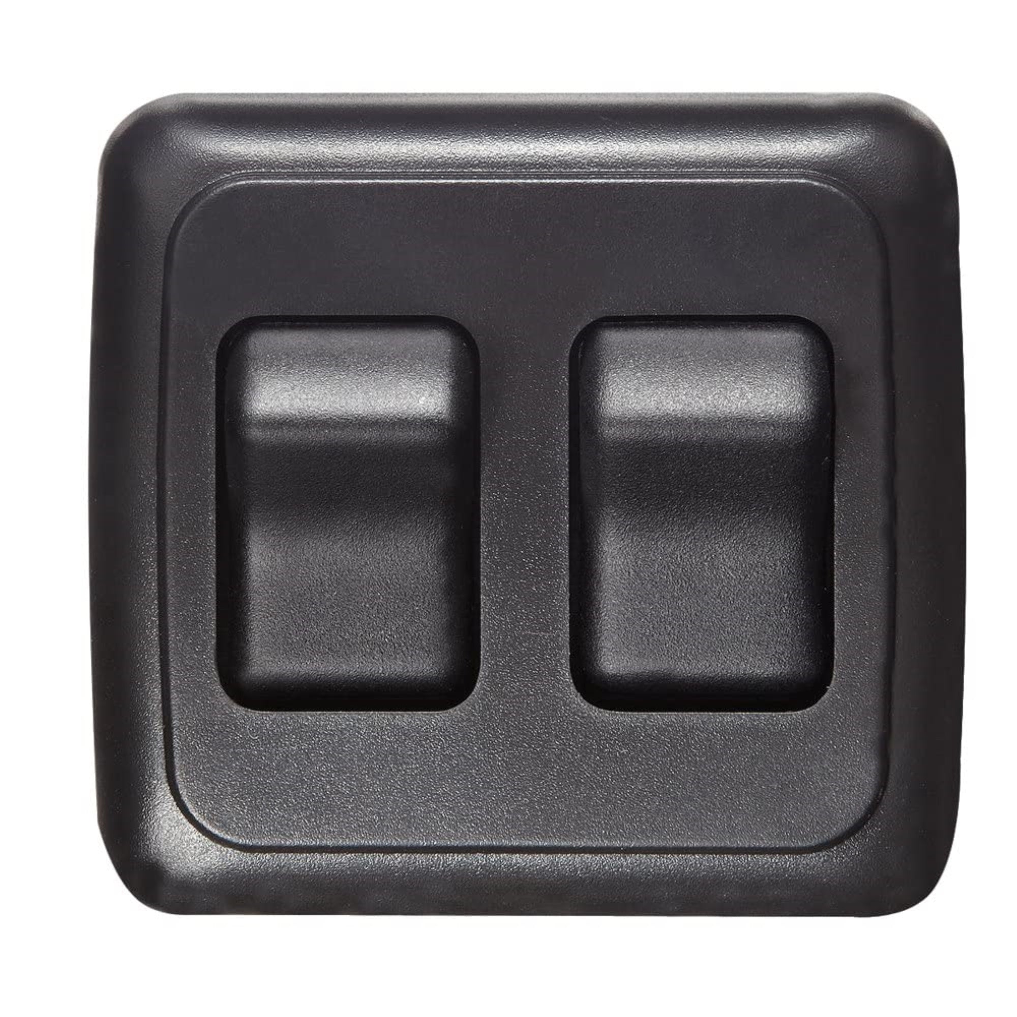 Rv Designer S523, Contoured Wall Switch, Includes Base And Bezel, On / Off, Double, Black, Dc Electrical