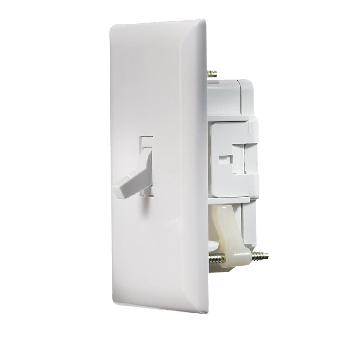 Rv Designer S821, Self Contained Wall Switch With Cover Plate, White, Ac Electrical