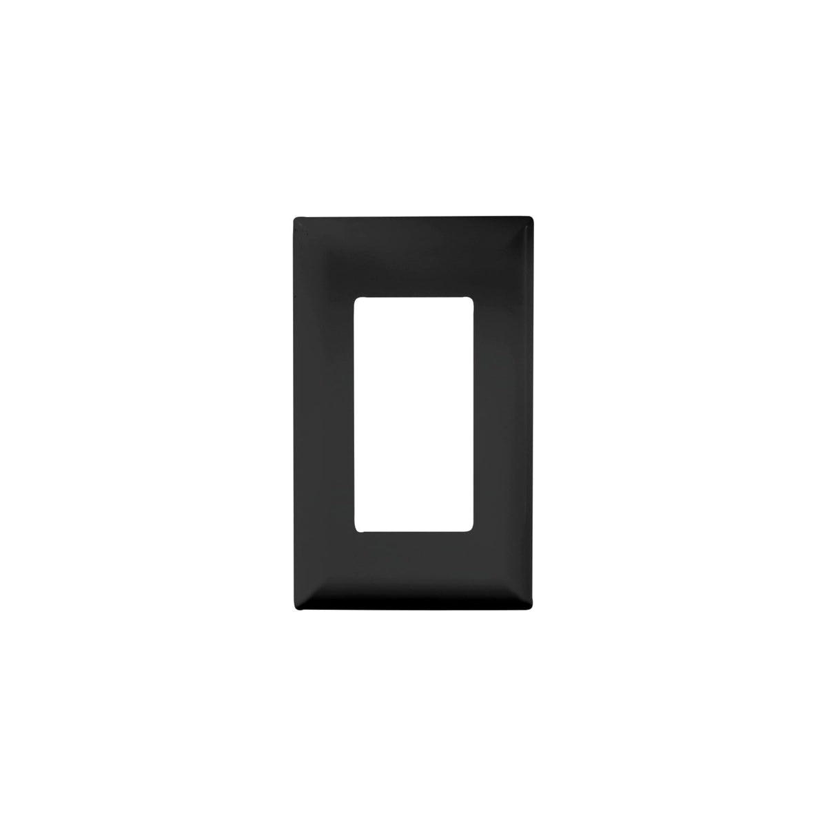 Rv Designer S847, Self Contained Contemporary Cover Plate, Black, Ac Electrical