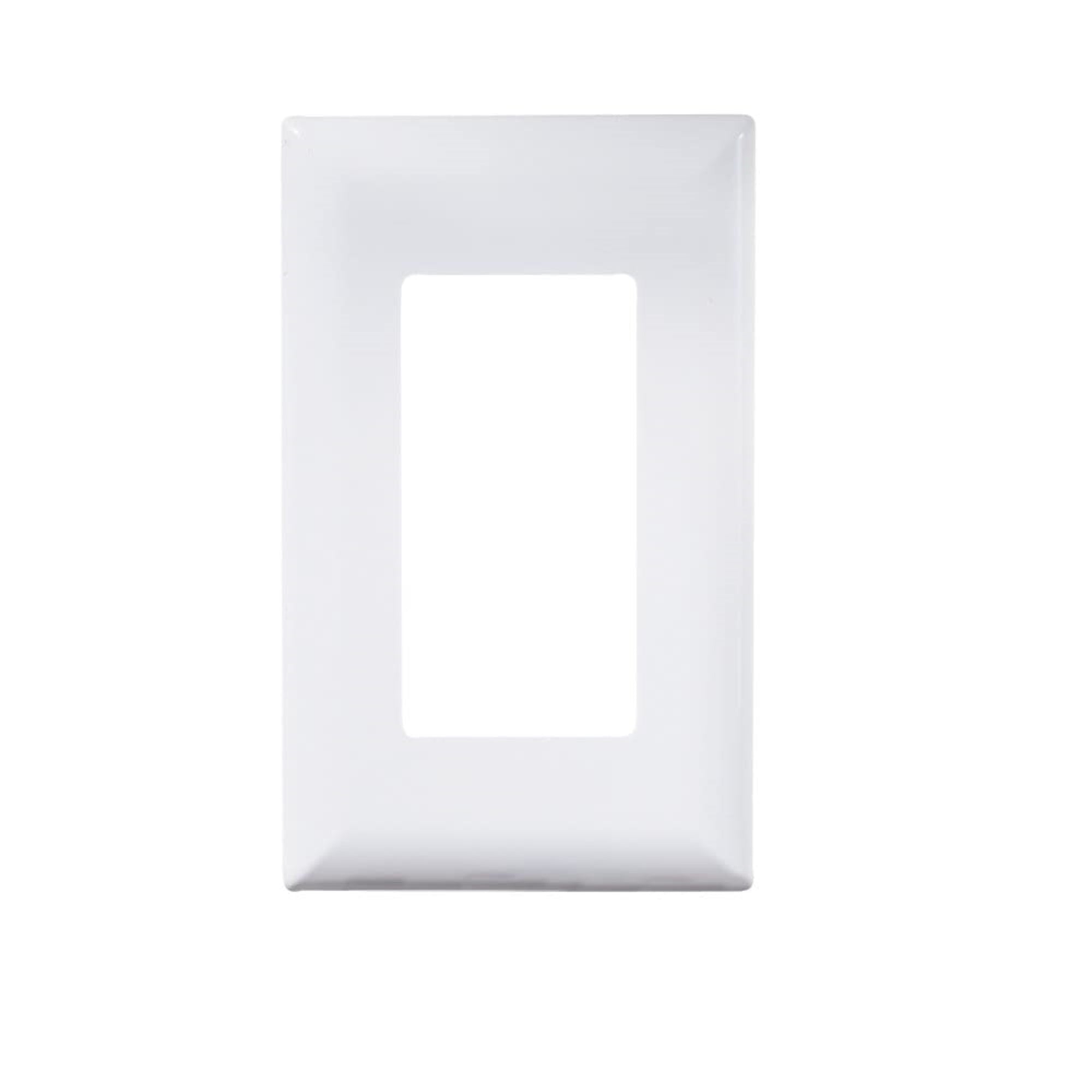 Rv Designer S849, Cover Plate For Self Contained Contemporary Switch, White, Ac Electrical