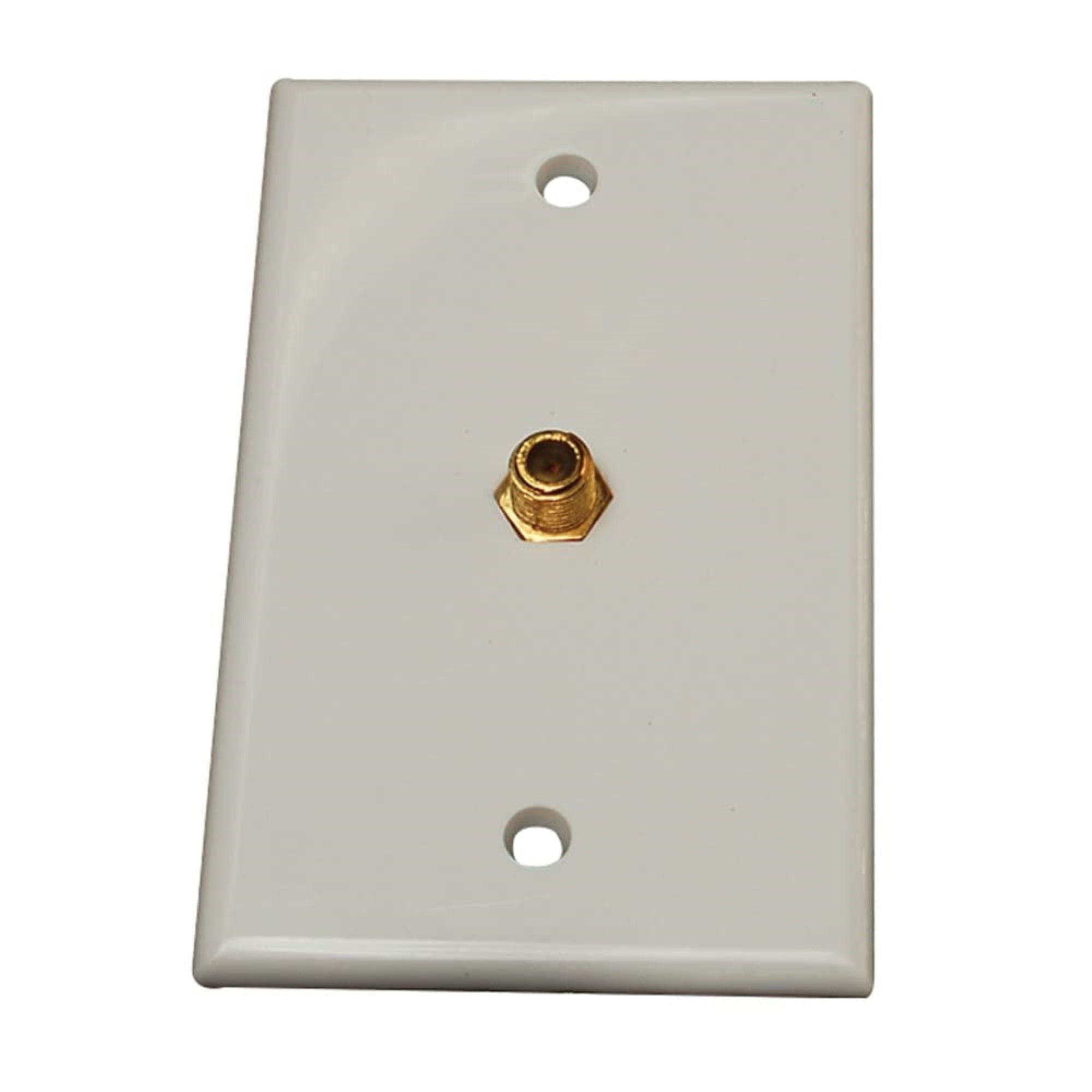 Rv Designer T141, Interior Tv Wall Plate Connector, White