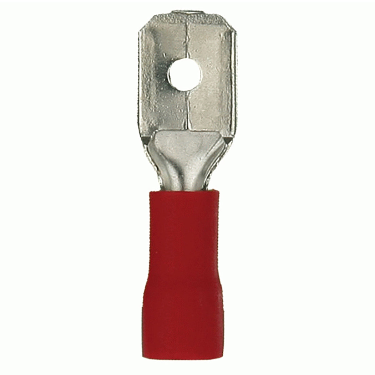 Q.D Male Vinyl Red 22-18Ga - 100Pk