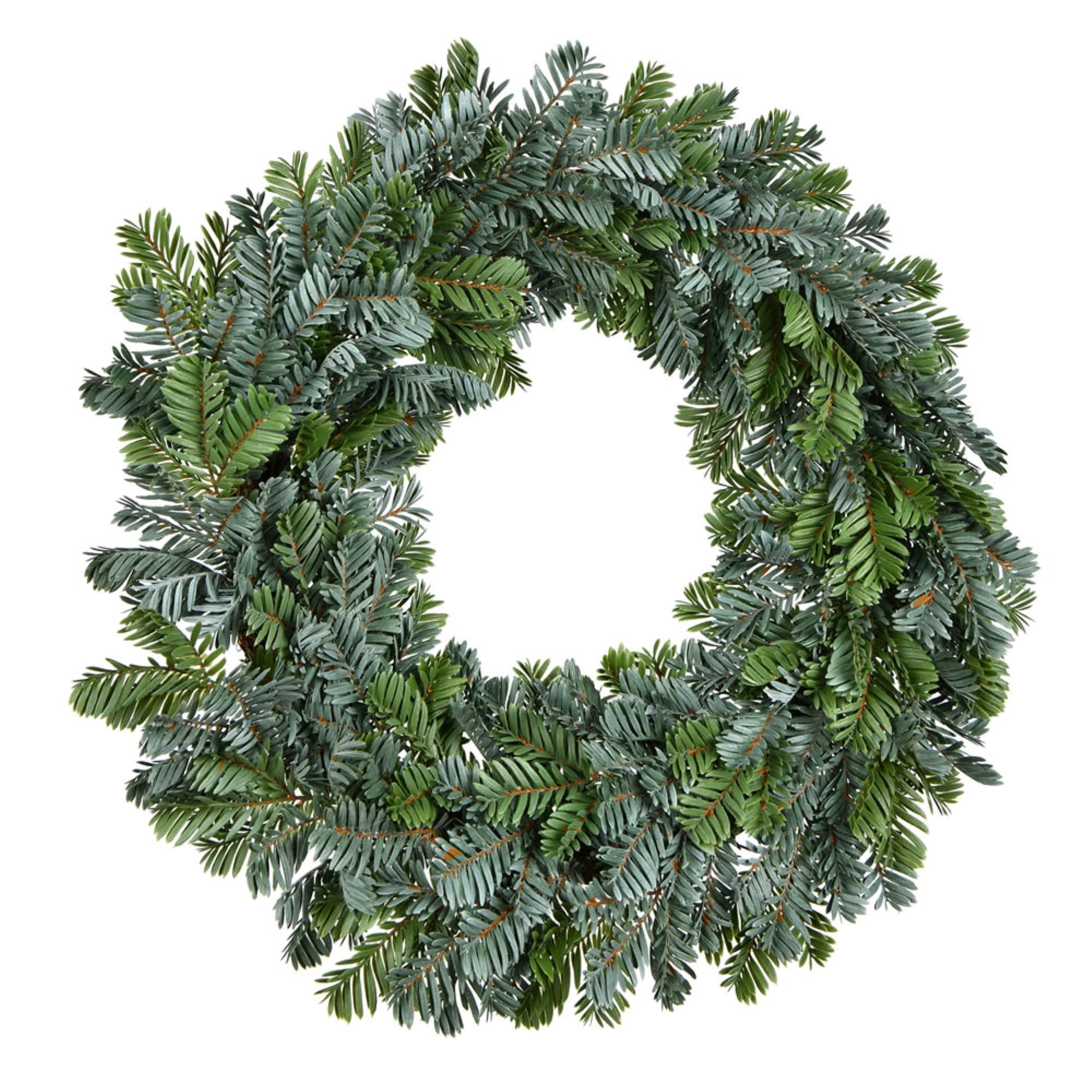 24” Green Medford Pine Wreath