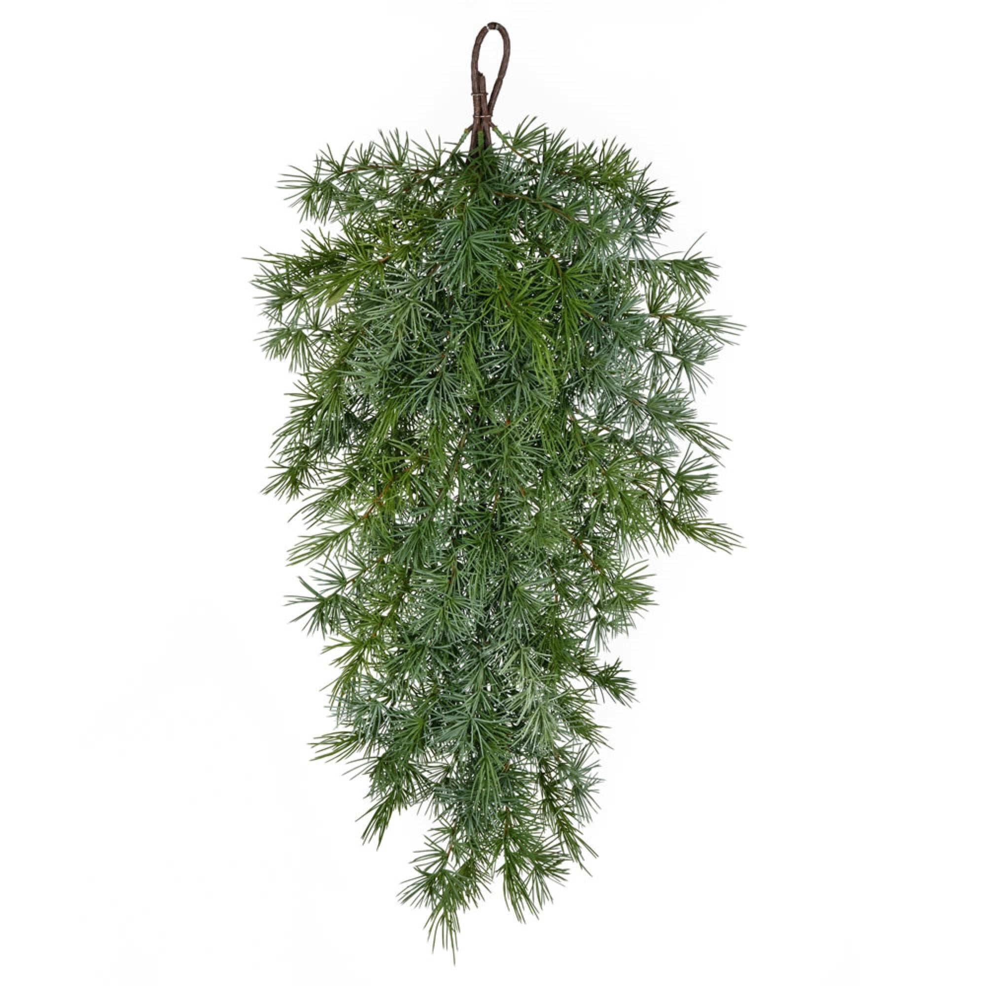35” Green Woolsey Pine Teardrop