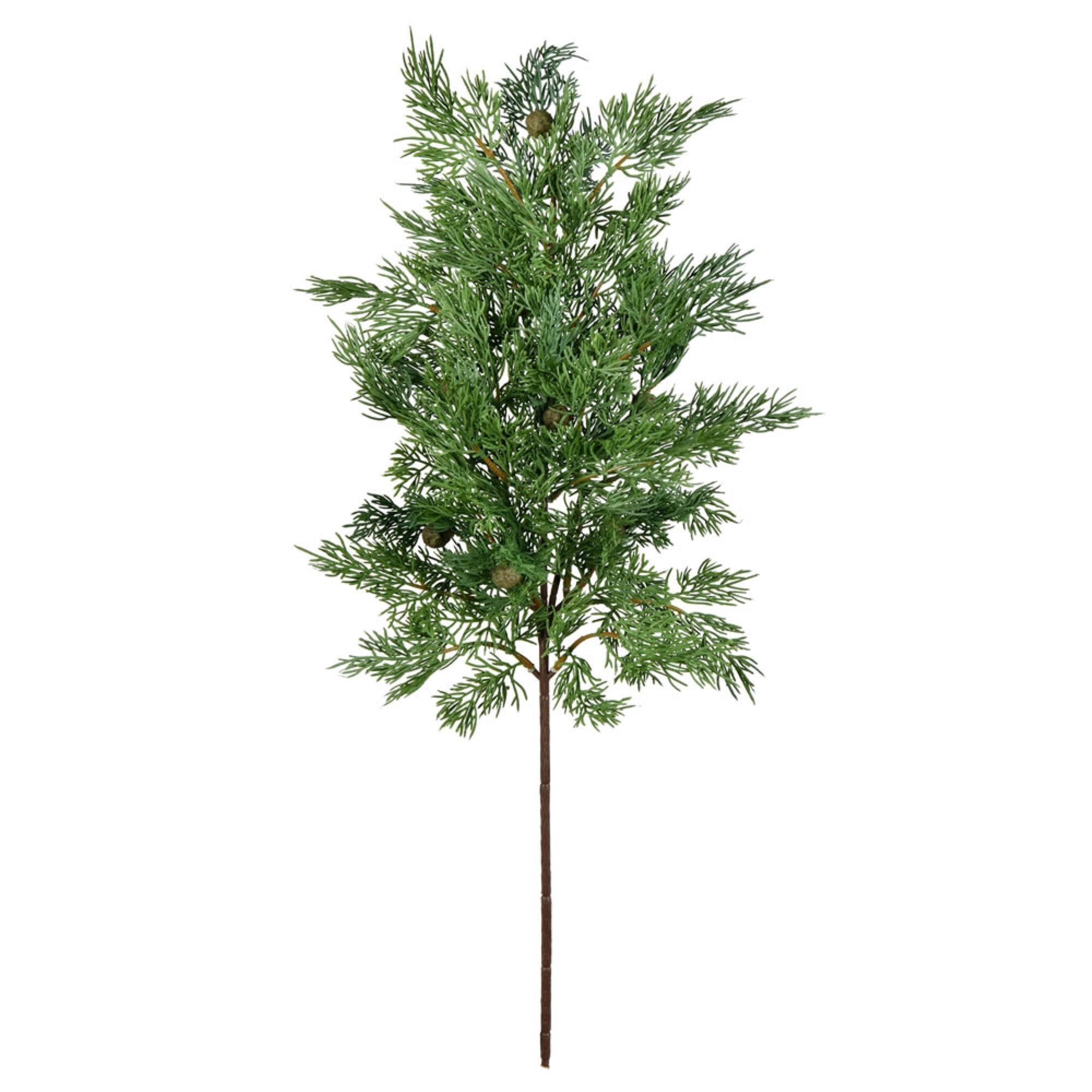 26.5” Green Stovall Cedar Pine Spray 2Bg
