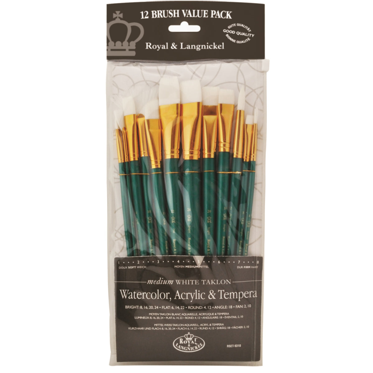 Valupak 12Pc Wht Tkln Rnd S/H