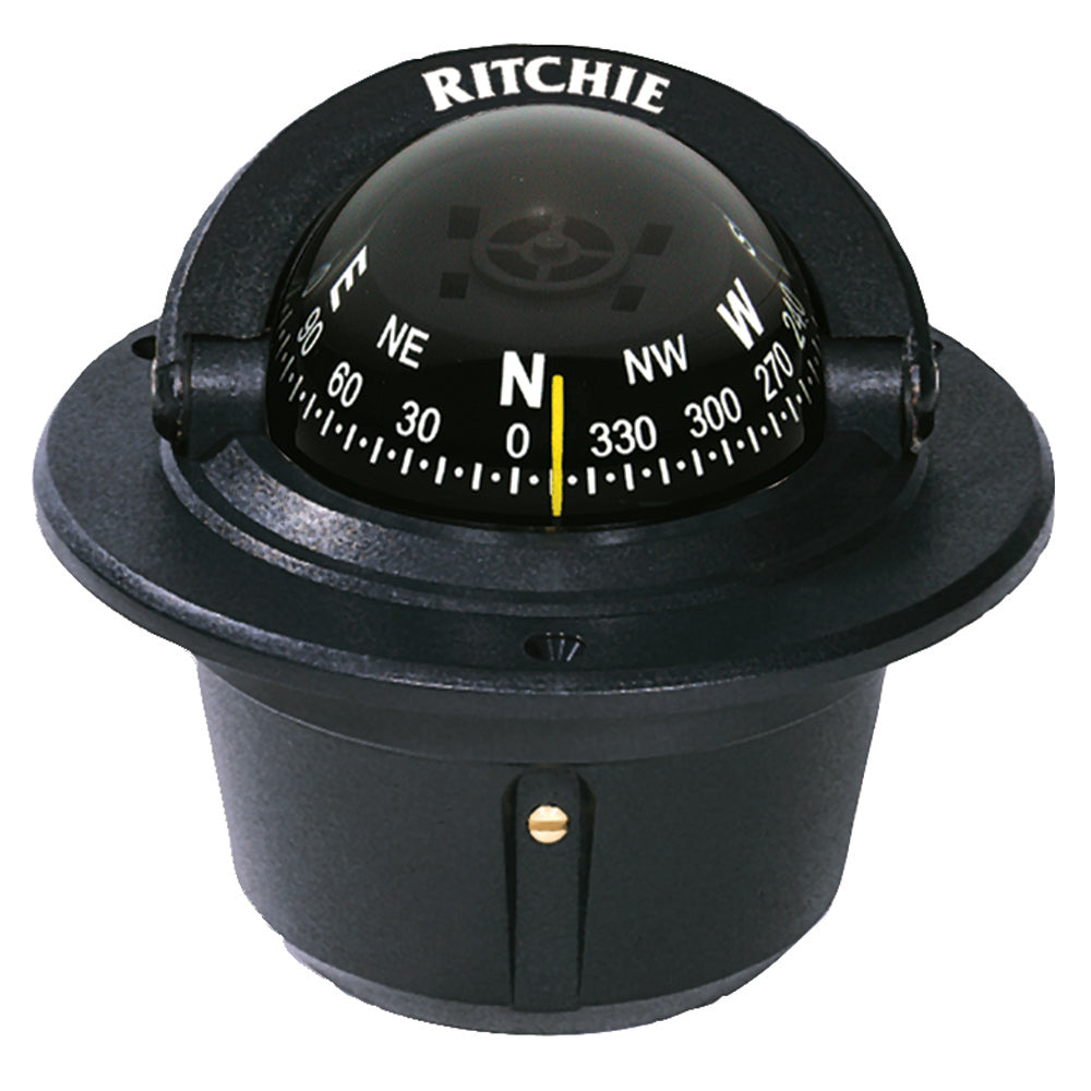 Ritchie F-50 Explorer Compass Flush Mount - Black