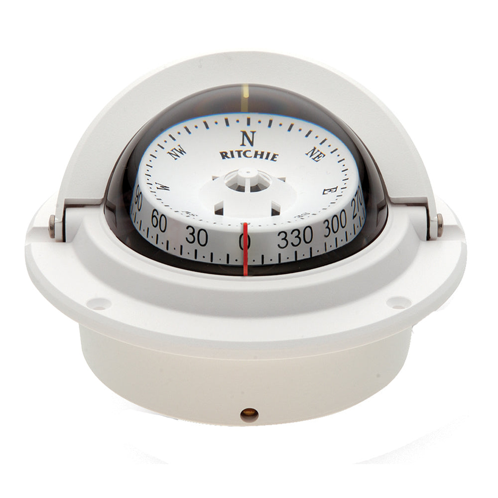 Ritchie F-83W Voyager Compass Flush Mount - White
