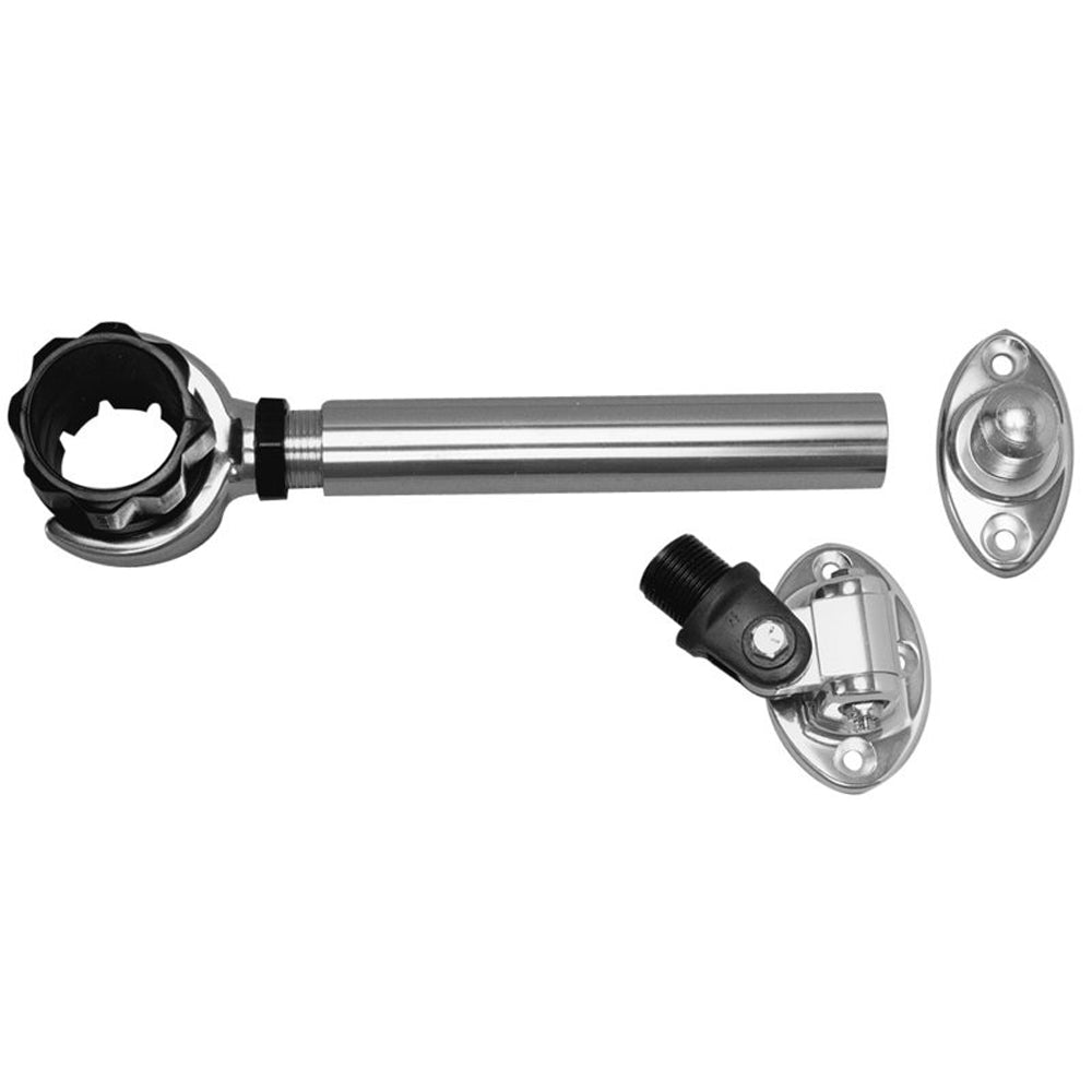 Rupp Threaded Antenna Support 6' Flat Mount 4-Way 1.5' Colla