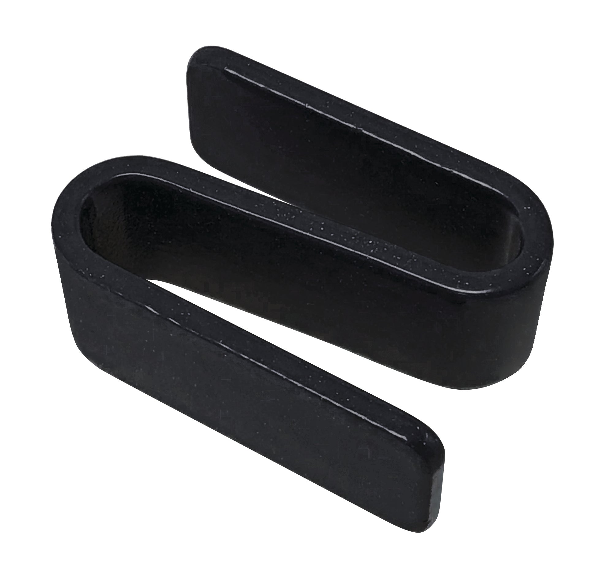S-Hooks, black epoxy antimicrobial finish (8 per pack)