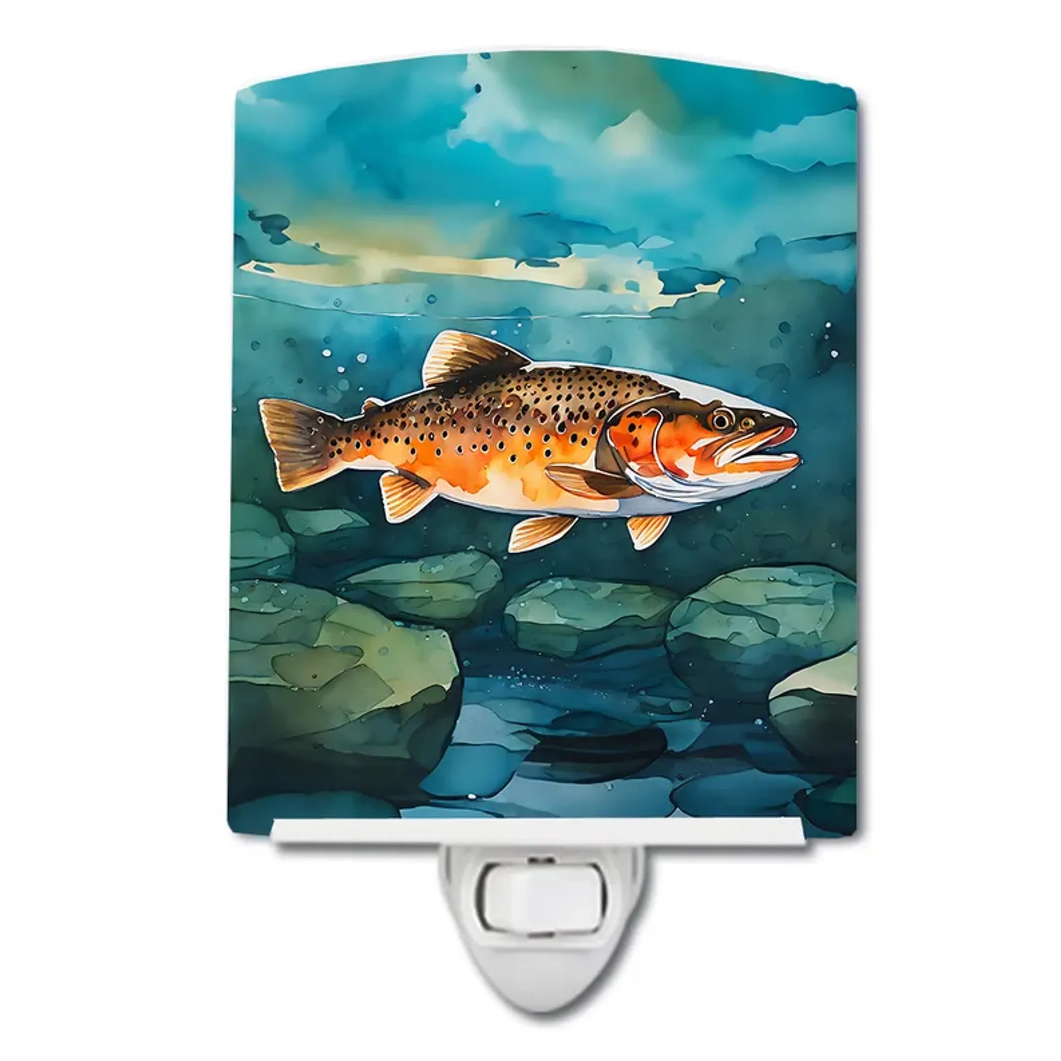 Brown Ceramic Night Light