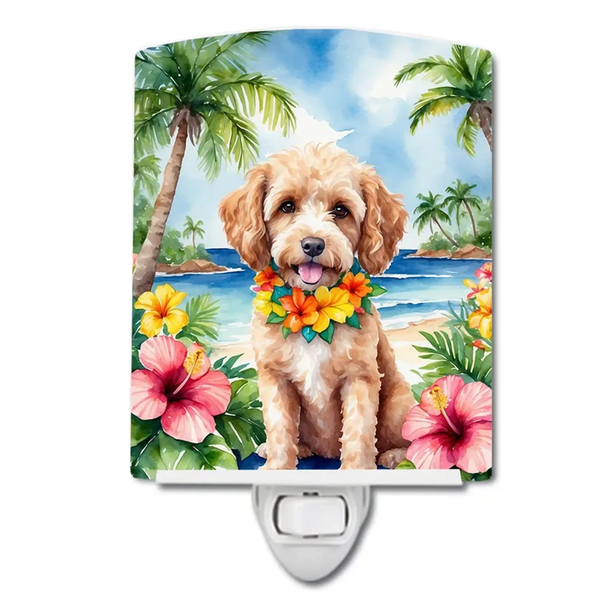 Cockapoo Ceramic Night Light