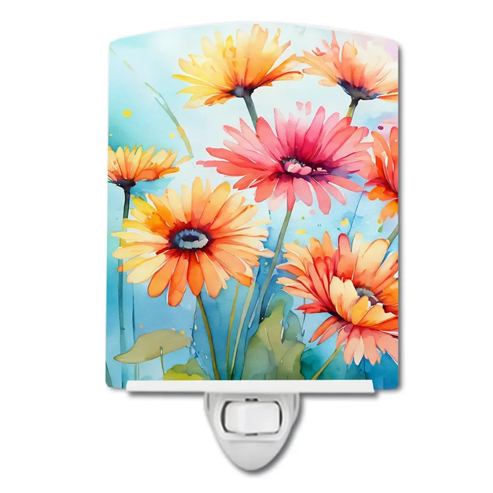 Gerbera Ceramic Night Light
